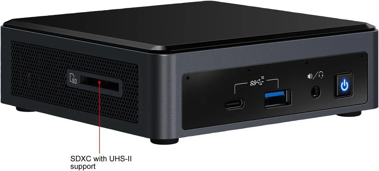 Alt view image 2 of 8 - Intel NUC (Next Unit of Computing) BXNUC10I3FNK1 Mini / Booksize Barebone System