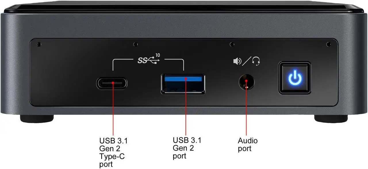 Alt view image 4 of 8 - Intel NUC (Next Unit of Computing) BXNUC10I3FNK1 Mini / Booksize Barebone System