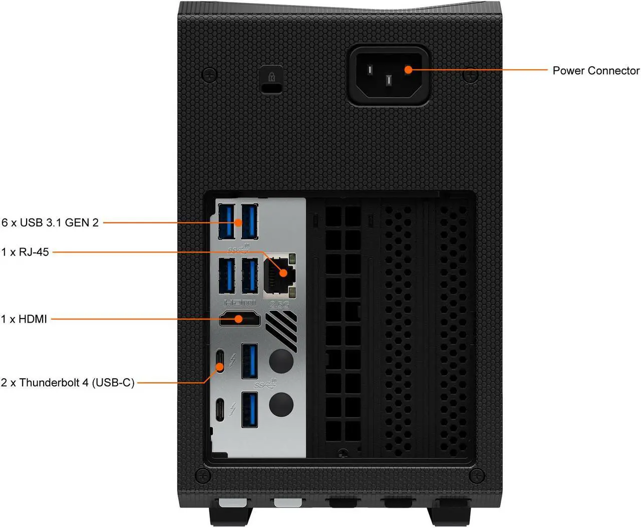 Alt view image 10 of 10 - Intel NUC 11 Extreme Kit Beast Canyon RNUC11BTMi90001 Intel Core i9-11900KB mini PC barebone supports 12'' max video card length, graphic card is not included
