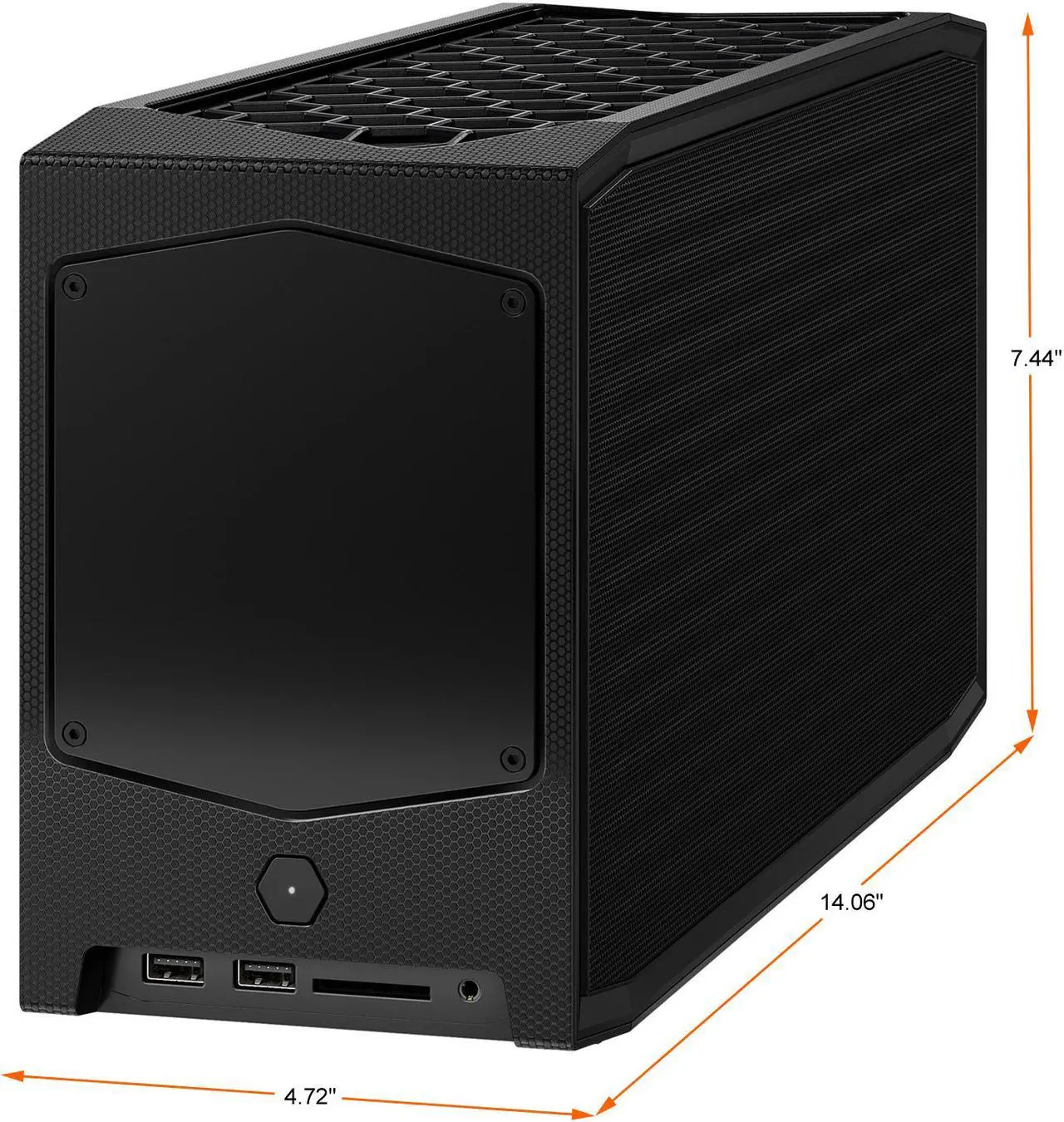 Alt view image 4 of 10 - Intel NUC 11 Extreme Kit Beast Canyon RNUC11BTMi90001 Intel Core i9-11900KB mini PC barebone supports 12'' max video card length, graphic card is not included