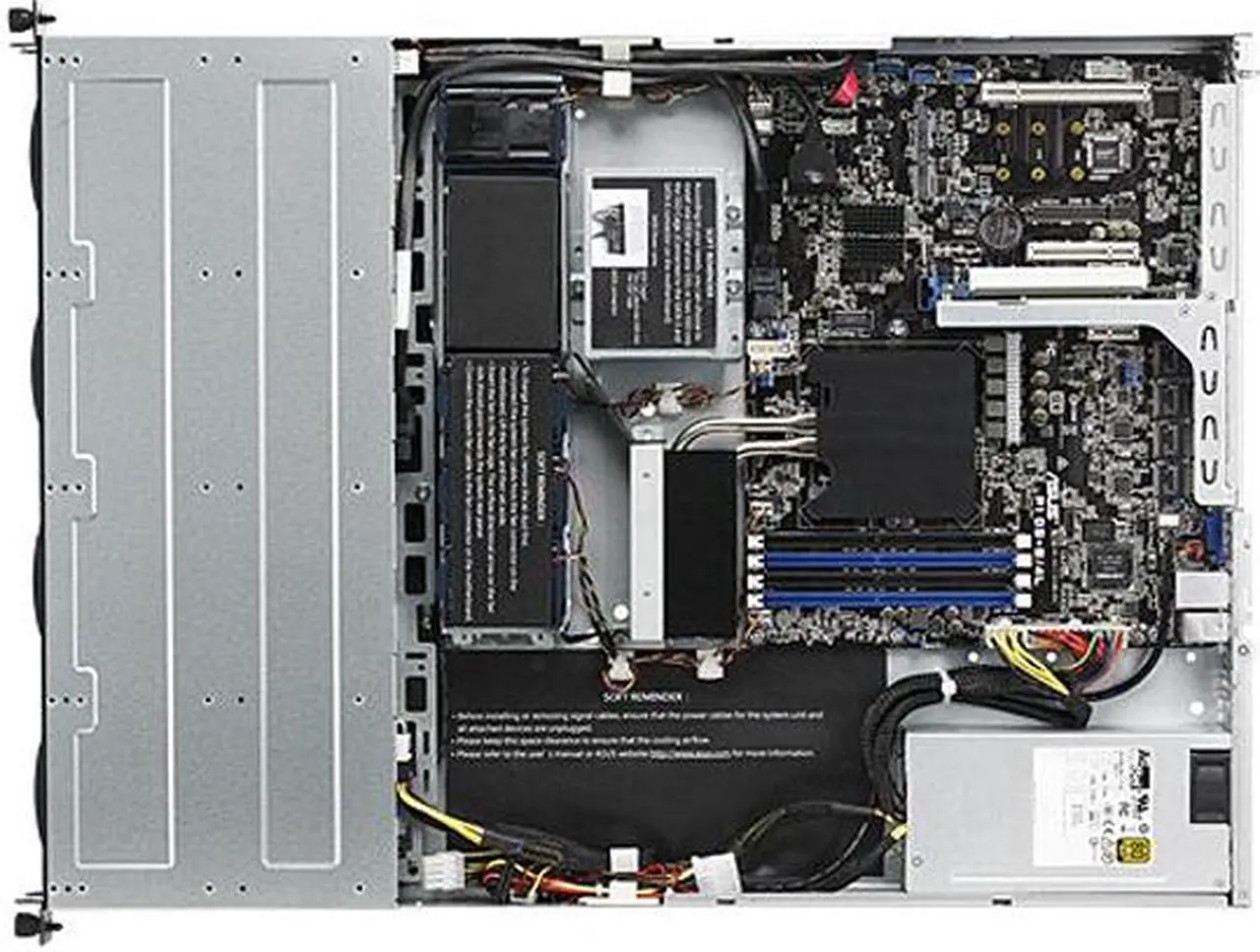 Alt view image 3 of 4 - Asus RS300-E9-PS4 Barebone System - 1U Rack-mountable - Intel C232 Chipset - Socket H4 LGA-1151 - 1 x Processor Support