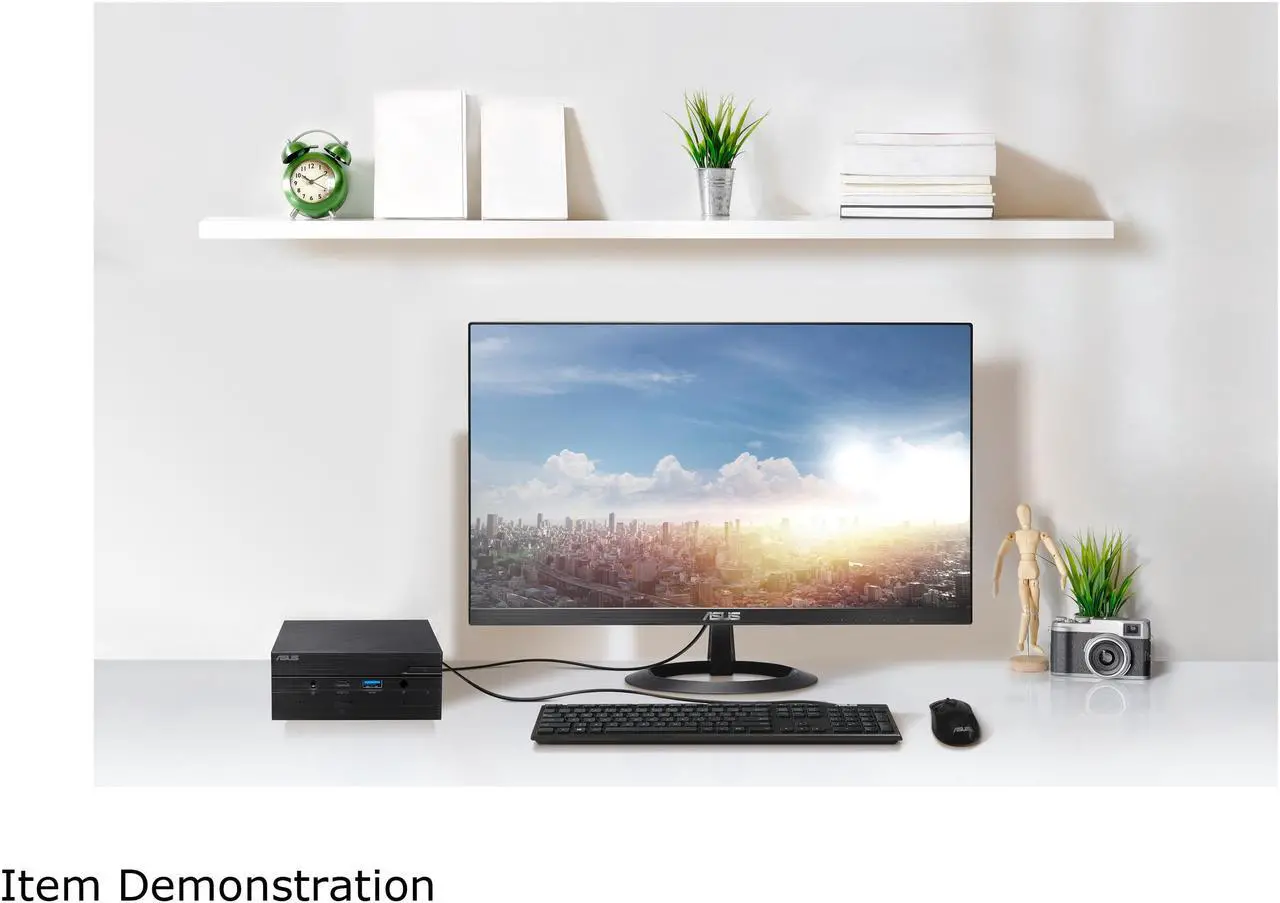 Alt view image 2 of 2 - ASUS PN50 Mini PC with AMD Ryzen R3-4300U 4 Cores Mobile Processors, Support up to 4 Displays in 4K Resolution, up to 64GB DDR4 RAM, M.2 SSD, 802.11AX WiFi 6 with Dual USB 3.2 Gen 2 Type-C (PN50-BBR064MD)