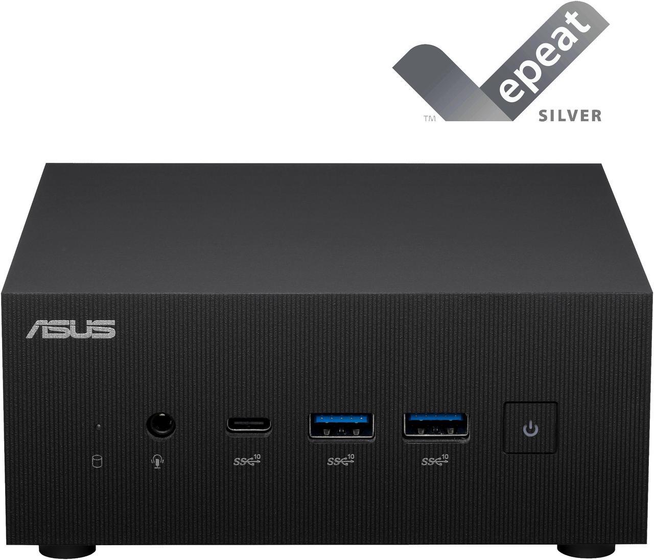 ASUS ExpertCenter PN64 Mini PC Barebone PN64-BB7000X1TD with Intel® Core™ i7-12700H (2.3~4.7GHz), Quad-4K displays, up to 64GB DDR5 RAM, Dual Storage Design, WiFi 6E, Bluetooth, USB-C with VESA Mount