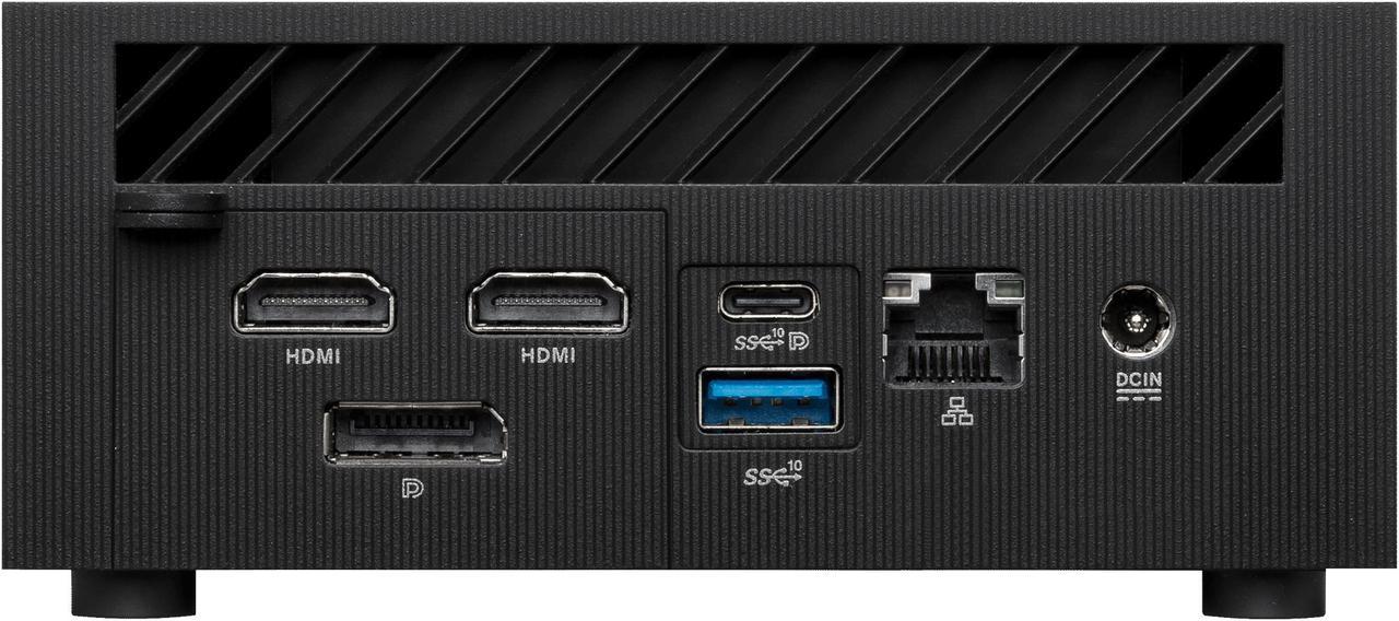 ASUS ExpertCenter PN64 Non-Logo Barebone Mini PC with 13th Gen Intel Core i7-13700H, Dual Channel DDR5 RAM, Dual Storage Design, Quad 4K-display support, Wi-Fi 6E & Bluetooth, USB-C, Hardware TPM, VESA Mount included