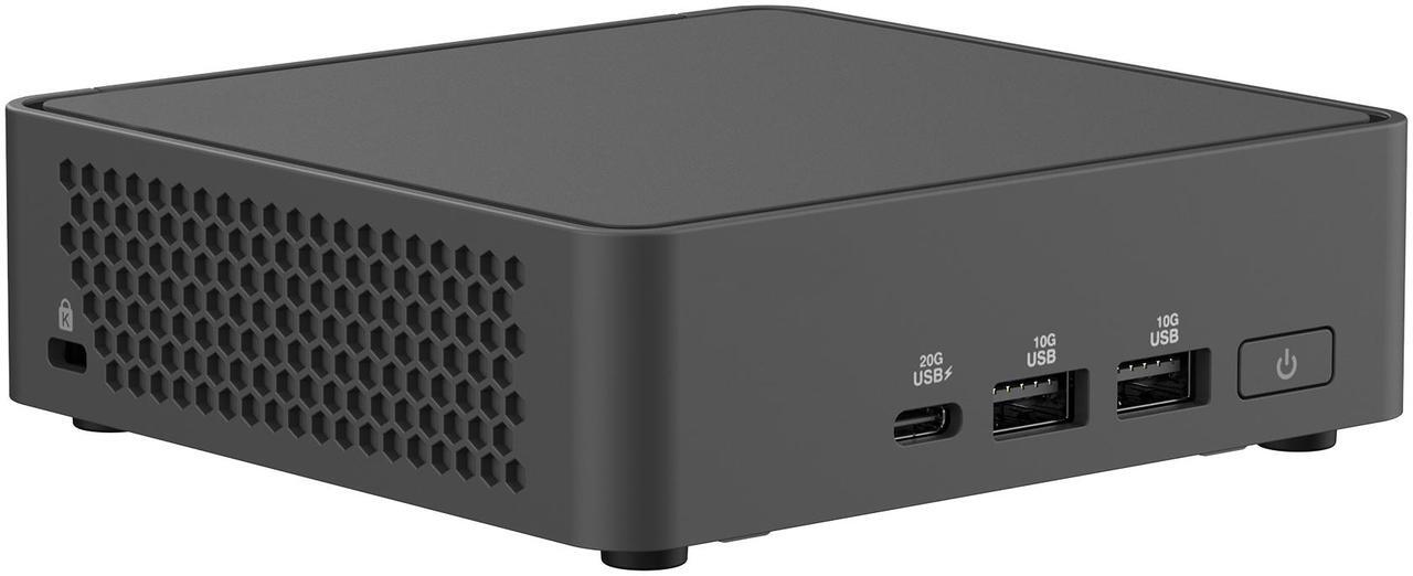 Main image of ASUS NUC 15 Pro RNUC15CRKU70000U Black Barebone System w/ Intel Ultra 7 255H CPU, Integrated - Intel Arc 140T Graphics ,US cord, Single Unit - Memory and Storage Sold Separately