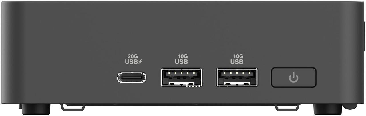 Alt view image 3 of 15 - ASUS NUC 15 Pro RNUC15CRKU70000U Black Barebone System w/ Intel Ultra 7 255H CPU, Integrated - Intel Arc 140T Graphics ,US cord, Single Unit - Memory and Storage Sold Separately
