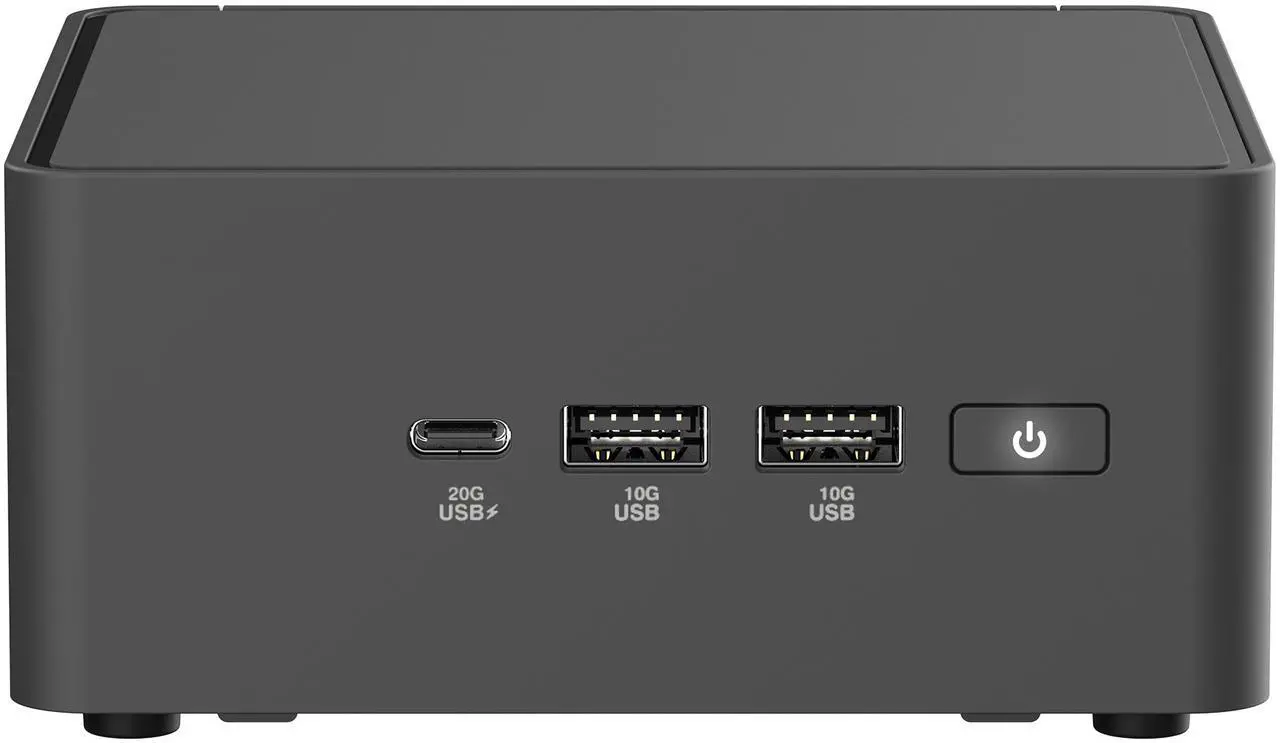 Alt view image 2 of 9 - ASUS NUC 15 Pro RNUC15CRHC50000U Black Barebone System w/ Intel Ultra 5 210H CPU, 2x DDR5 SO-Dimm Slots, WiFi 7,US cord, Single Unit - Memory and Storage Sold Separately