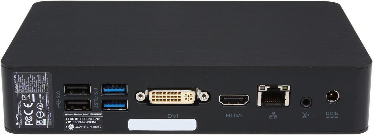 Alt view image 5 of 8 - Foxconn NanoPC AT-7530 Mini / Booksize Barebone System