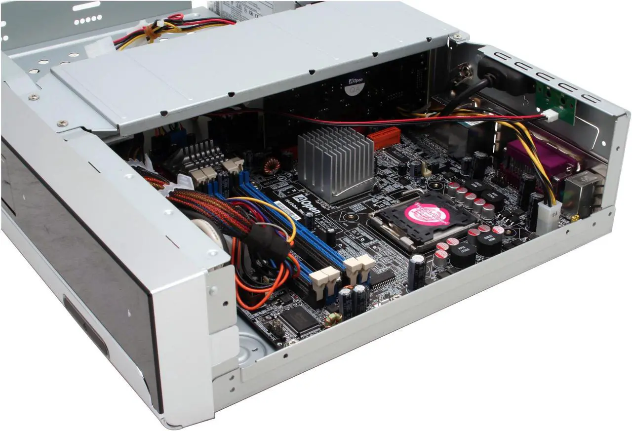 Alt view image 8 of 15 - AOpen EPC945-m8 (Silver) Intel Socket T(LGA775) Intel 945G 4 x 240Pin Intel GMA 950 Silver Media Center
