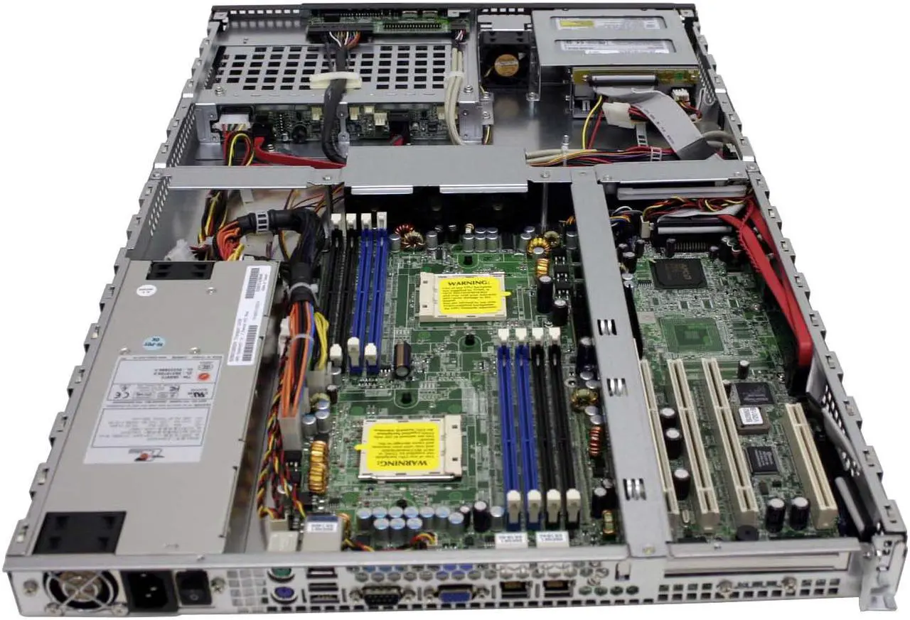Alt view image 6 of 10 - TYAN B2882G28S2H 1U Rackmount Barebone Server Dual 940 AMD 8131 + 8111 DDR 400/333/266