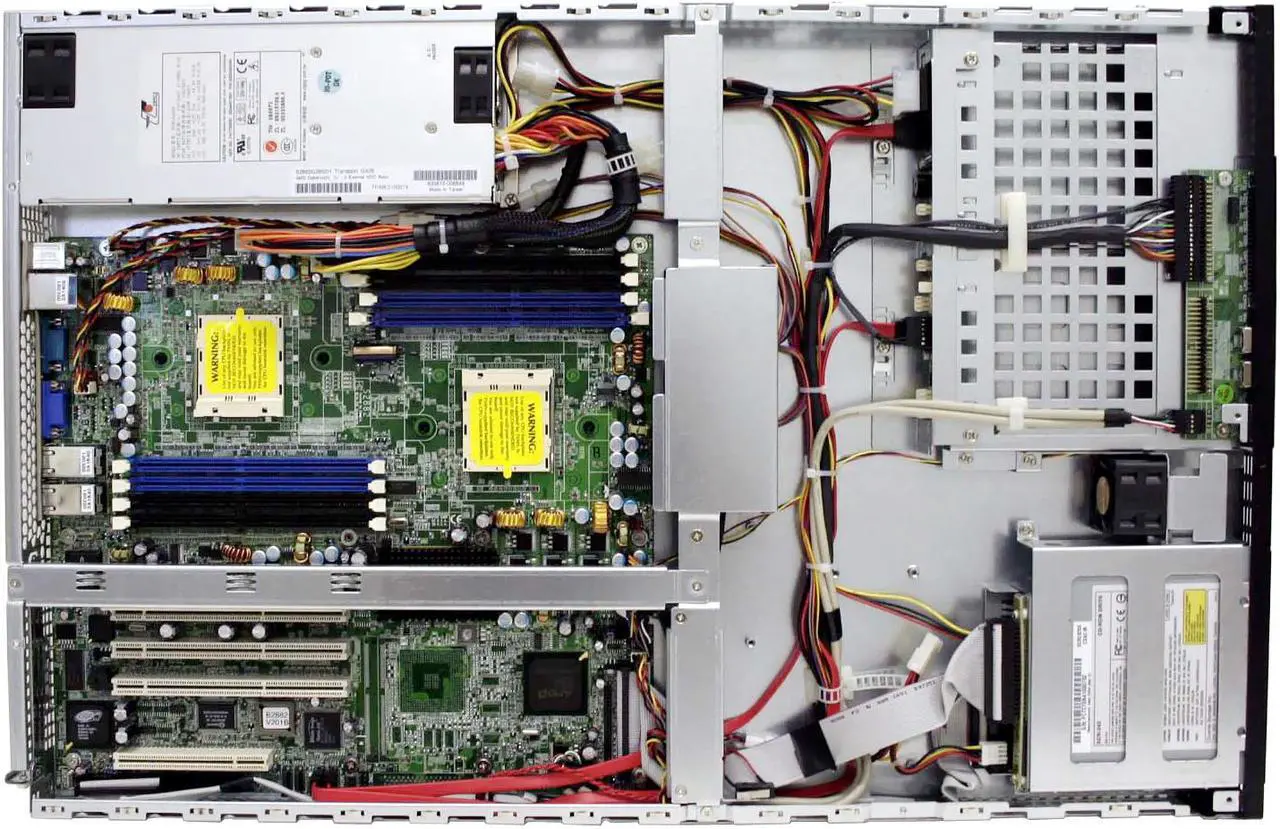Alt view image 8 of 10 - TYAN B2882G28S2H 1U Rackmount Barebone Server Dual 940 AMD 8131 + 8111 DDR 400/333/266