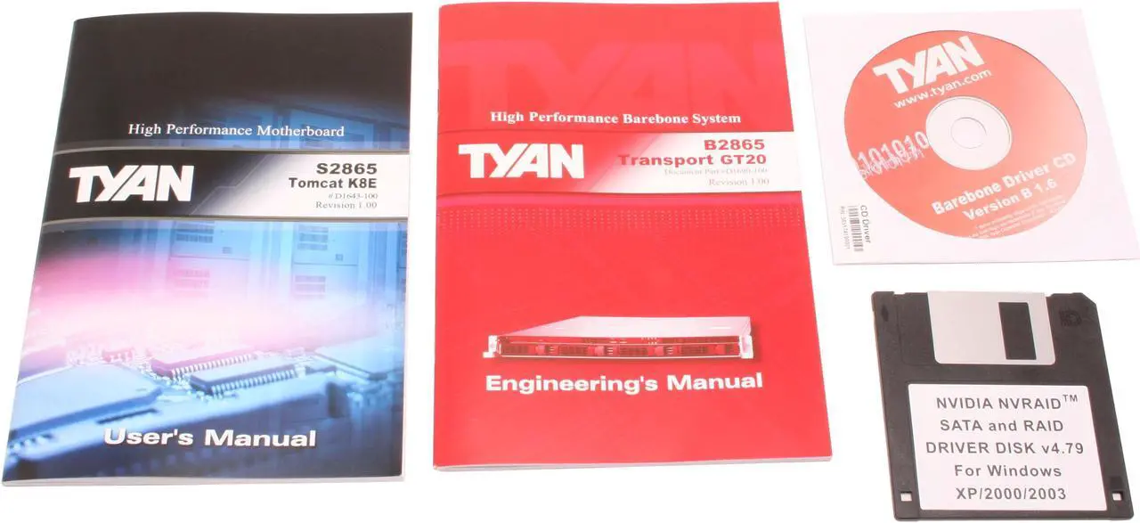 Alt view image 8 of 9 - TYAN B2865G20S4H Industry 19" rack-mountable 1U chassis Barebone Server 939 NVIDIA nForce4 Ultra DDR333/400