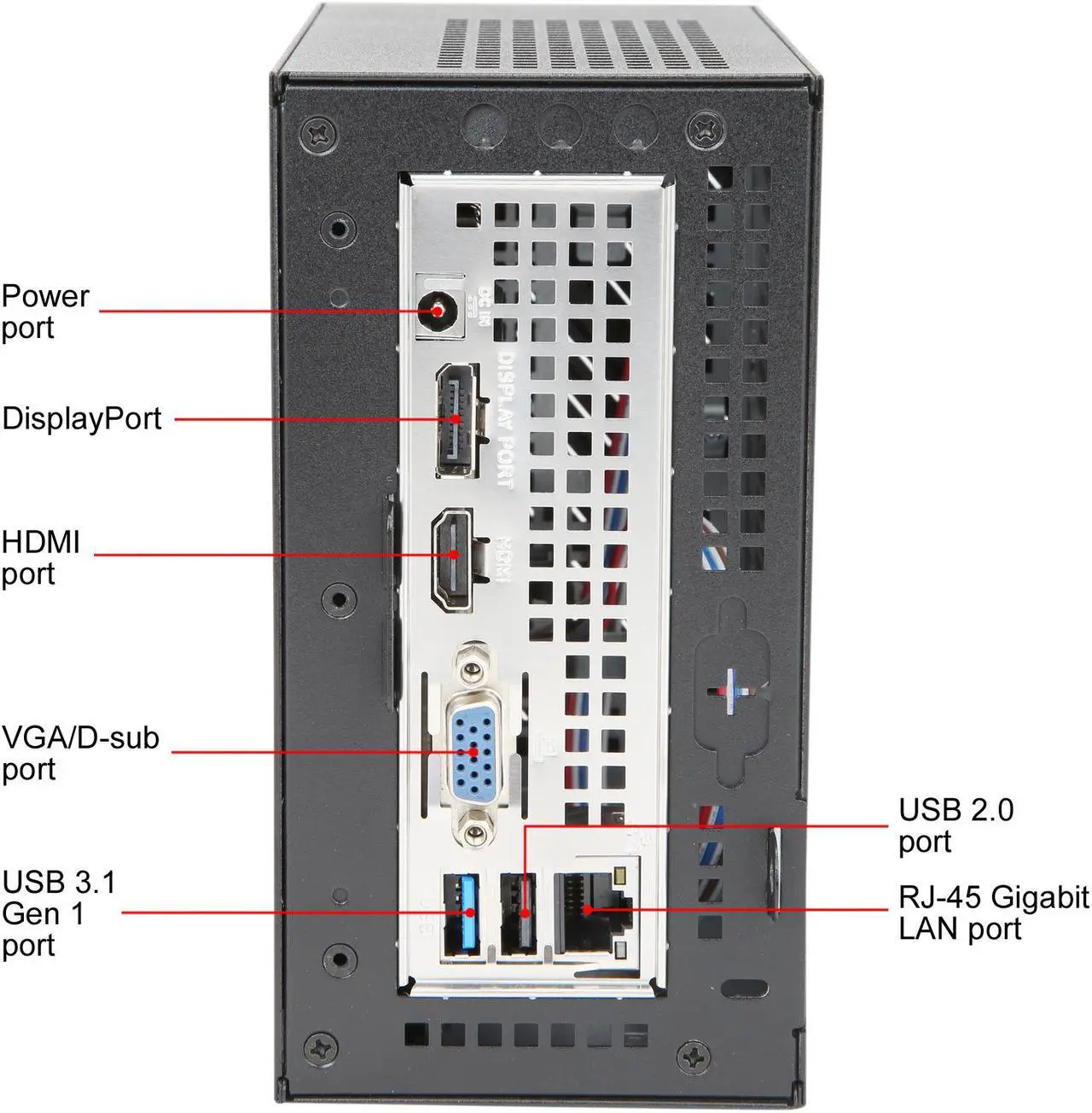 Alt view image 8 of 9 - ASRock DESKMINI 310W Intel Socket LGA1151 Intel H310 Mini / Booksize Barebone System