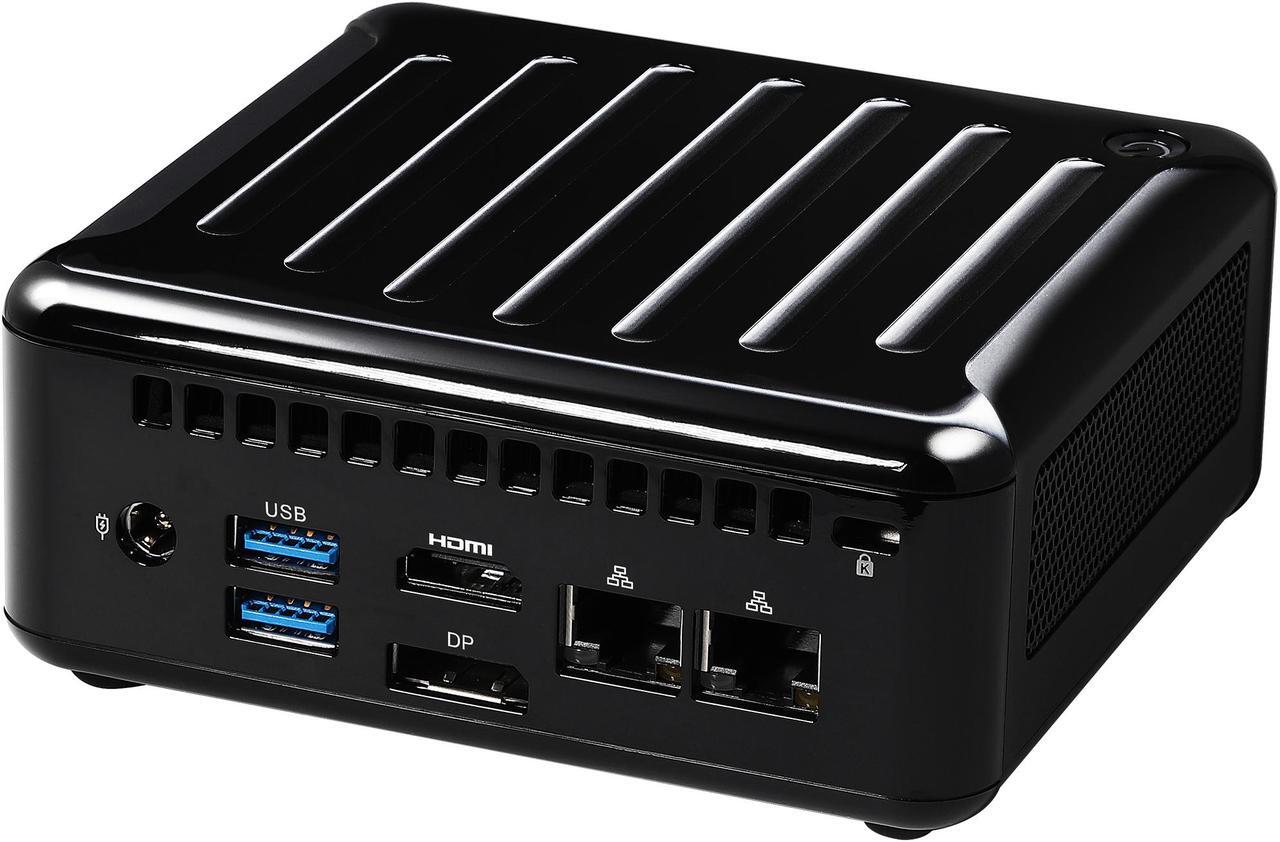 Alt view image 2 of 4 - ASRock Industrial NUC BOX-1240P Black Fanned Barebone Intel 12th Gen Core Pro i5-1240P Intel Iris Xe Graphics Quad-Display (Included 2 outputs from Type-C) 2 x 2.5 Gigabit LAN