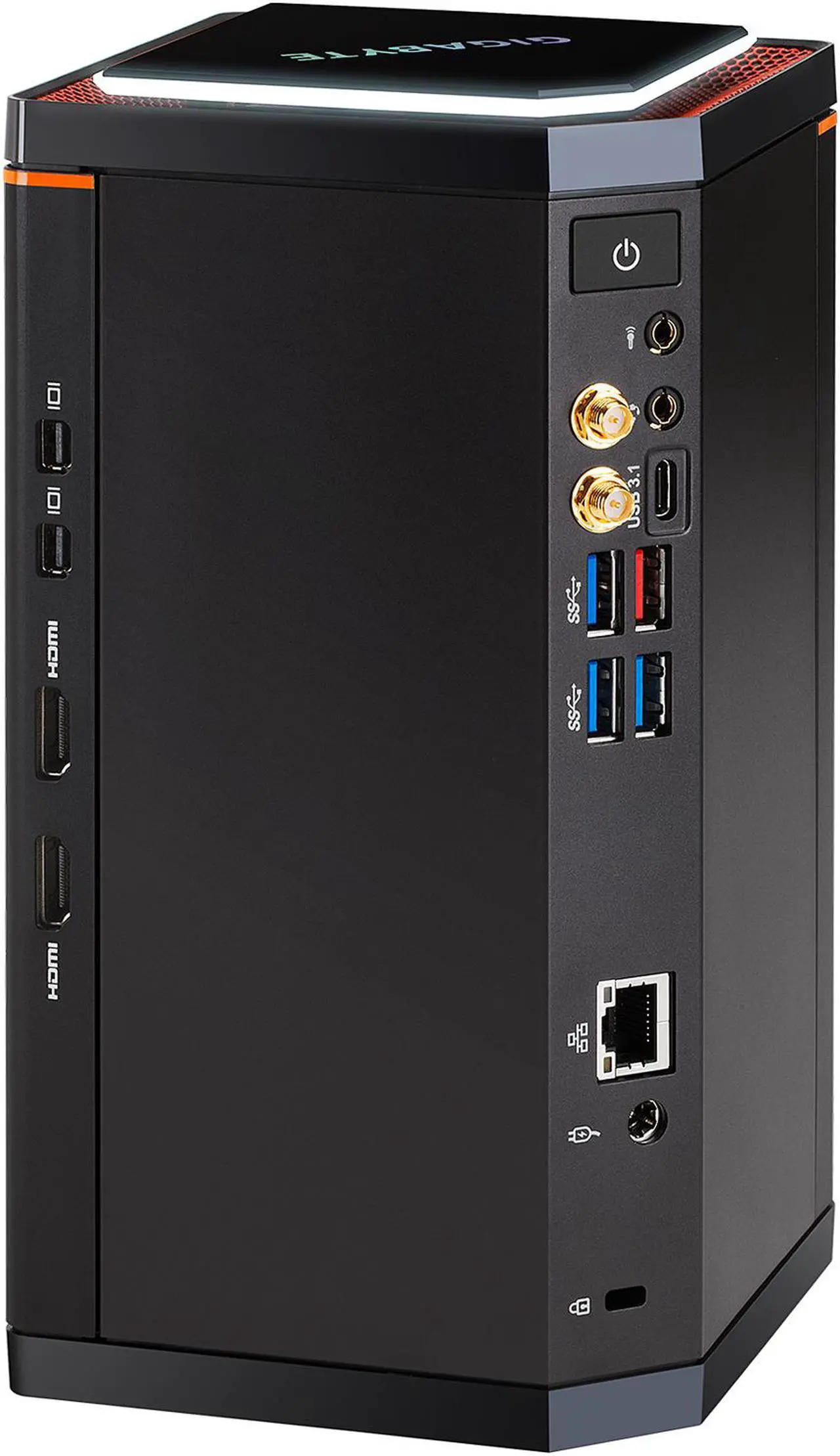 Alt view image 4 of 5 - GIGABYTE BRIX GB-BNi7HG6-1060 (rev. 1.0) Intel HM175 Mini-PC Barebone