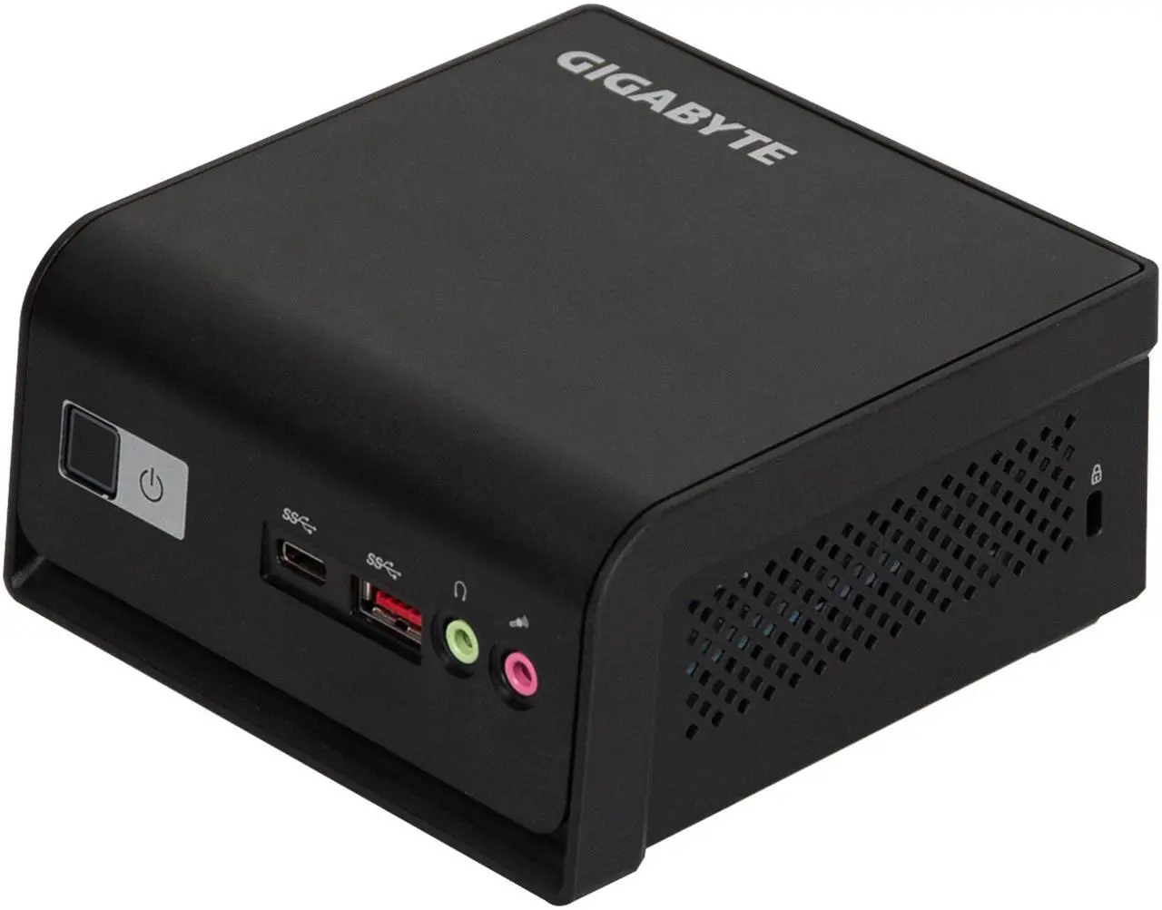 Main image of GIGABYTE GB-BTIP-N250 Black Ultra Compact Mini PC, Intel Processors N250, 4C, up to 3.8 GHz,  1 x 262Pin SO-DIMM DDR5 4800