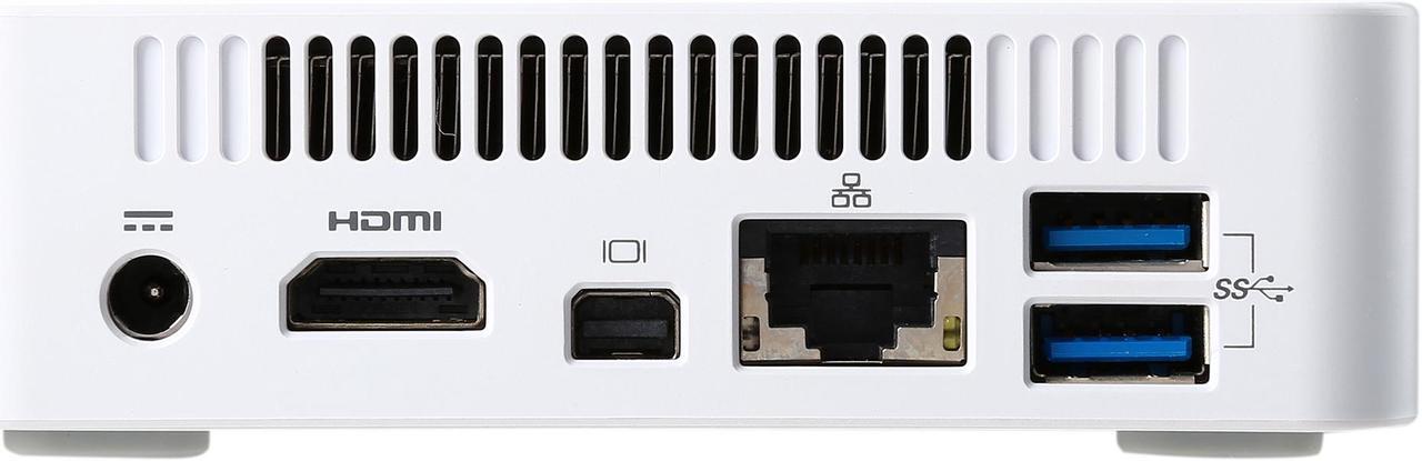 Alt view image 5 of 6 - MSI Cubi-004BUS Intel Broadwell U PCH-LP White Mini / Booksize Barebone System