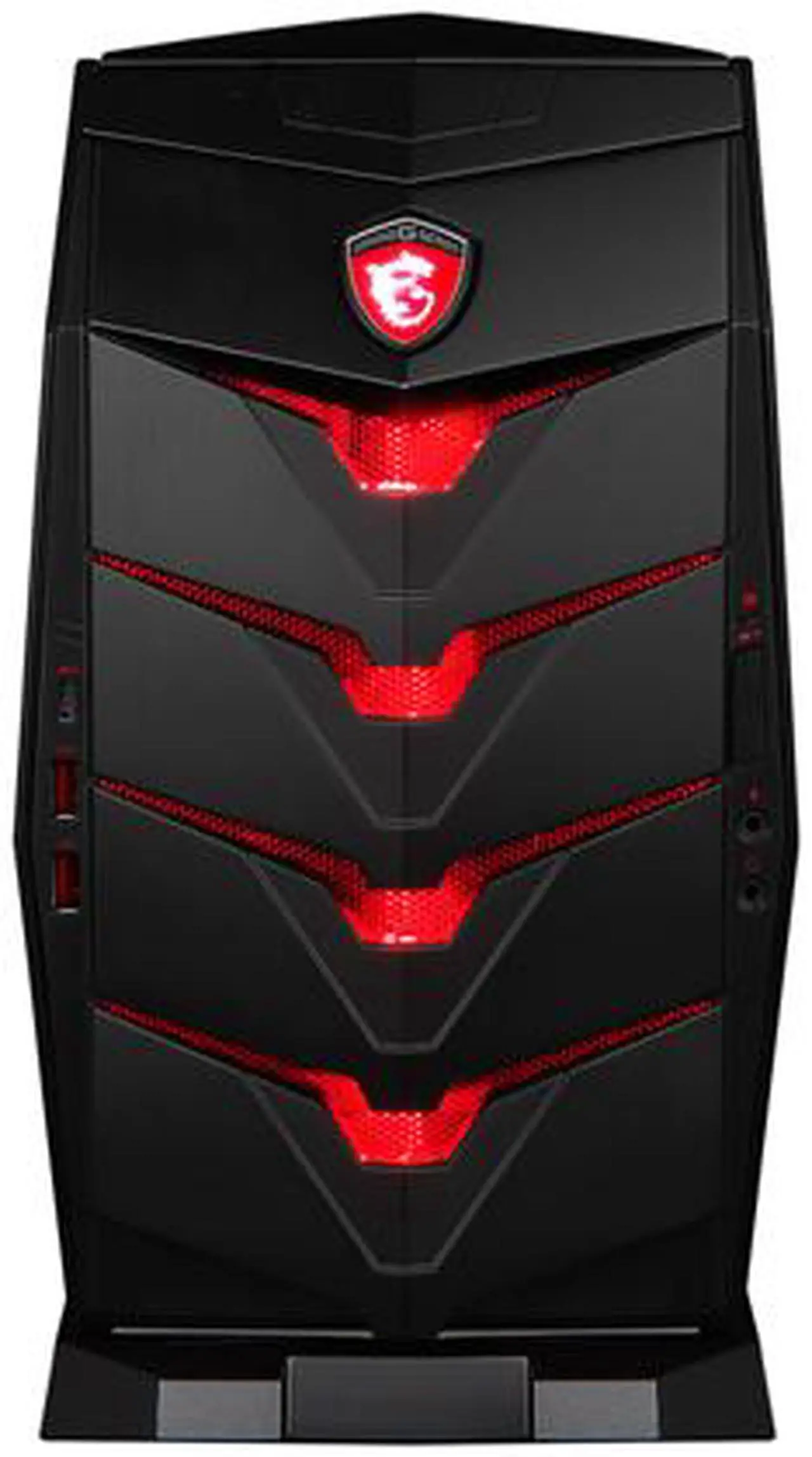 Alt view image 2 of 10 - MSI Aegis Black / Red Barebone - Aegis-001BUS