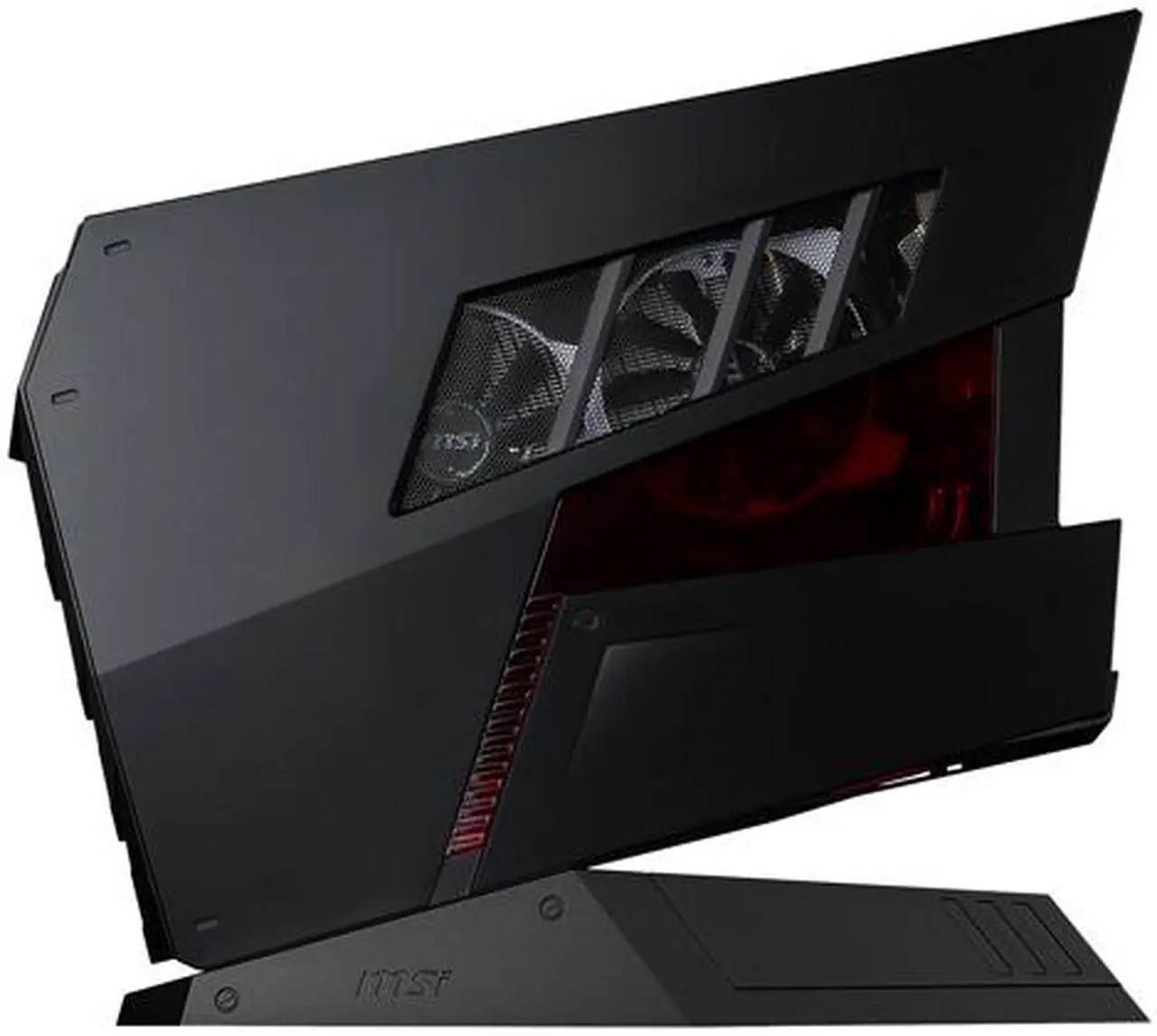 Alt view image 5 of 10 - MSI Aegis Black / Red Barebone - Aegis-001BUS