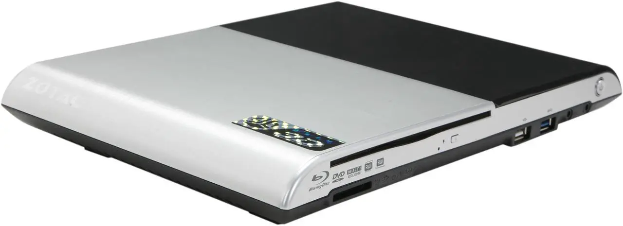 Main image of Zotac ZBOX-ID36BR3D-PLUS Intel Atom D525 CPU 1.8 GHz Dual-Core Next-generation NVIDIA ION w/2GB RAM, 250G HDD Blu-ray All-in-One Mini-PC