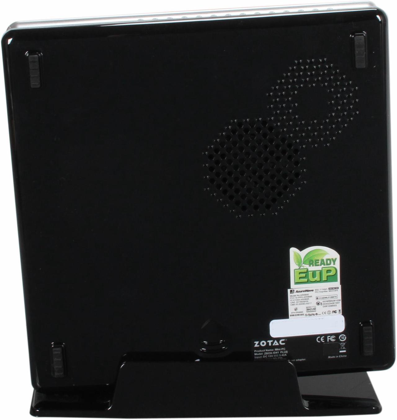 Alt view image 5 of 7 - Zotac ZBOX-ID41-PLUS-U Intel NM10 Black Mini / Booksize Barebone System