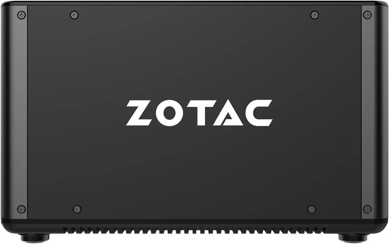 Alt view image 5 of 10 - ZOTAC ZBOX MAGNUS EN1080 10 Year Anniversary Edition Gaming Mini PC, ZBOX-EN1080-U, Intel Core i7-6700 Quad-Core CPU NVIDIA GeForce GTX 1080 Graphics VR Ready Liquid Cooling Compact 4K Quad Display Barebones No Memory/Storage/OS