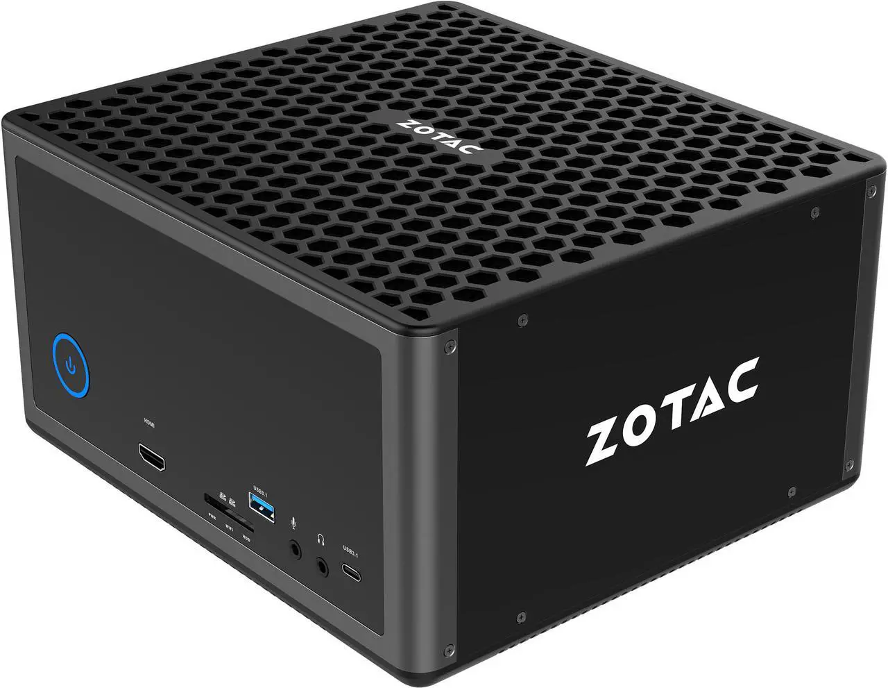 Main image of ZOTAC ZBOX MAGNUS EN1080 10 Year Anniversary Edition Gaming Mini PC, ZBOX-EN1080-U, Intel Core i7-6700 Quad-Core CPU NVIDIA GeForce GTX 1080 Graphics VR Ready Liquid Cooling Compact 4K Quad Display Barebones No Memory/Storage/OS