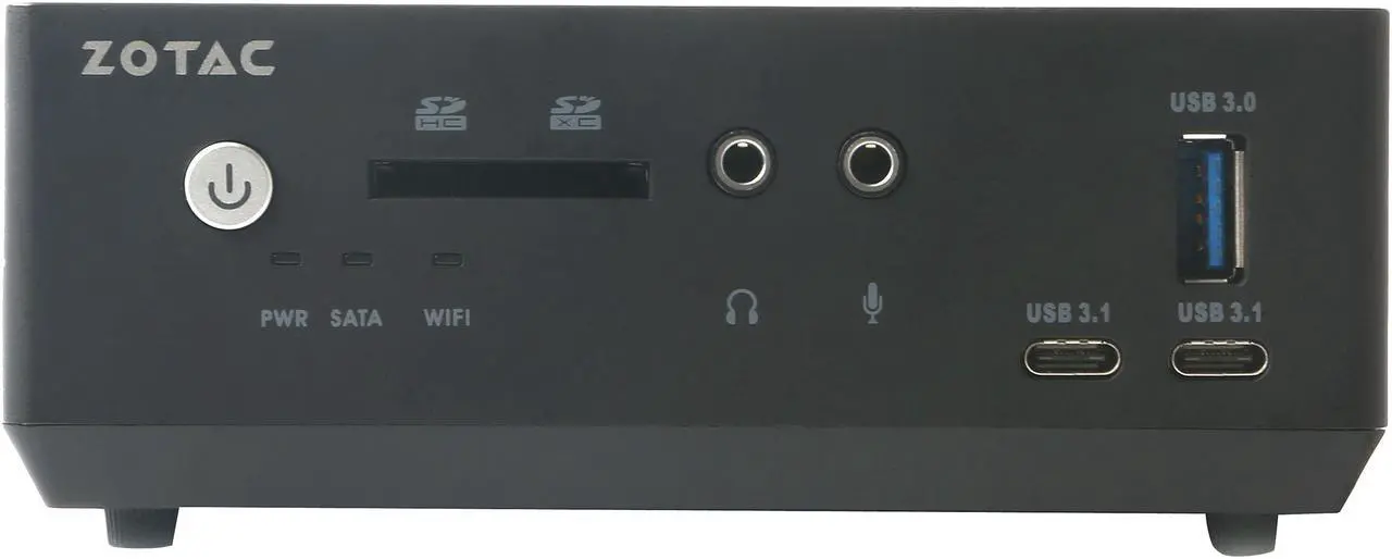 Alt view image 5 of 11 - Zotac ZBOX M Series ZBOX-MI660NANO-U Mini / Booksize Barebone System