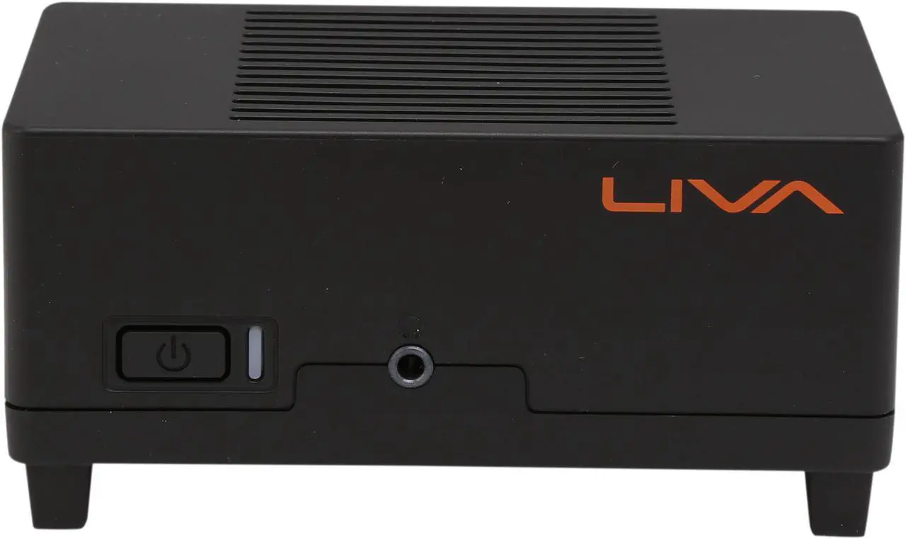 Alt view image 2 of 6 - Black ECS LIVA 64GB 2GB DDR3L RAM installed 64GB eMMC Storage