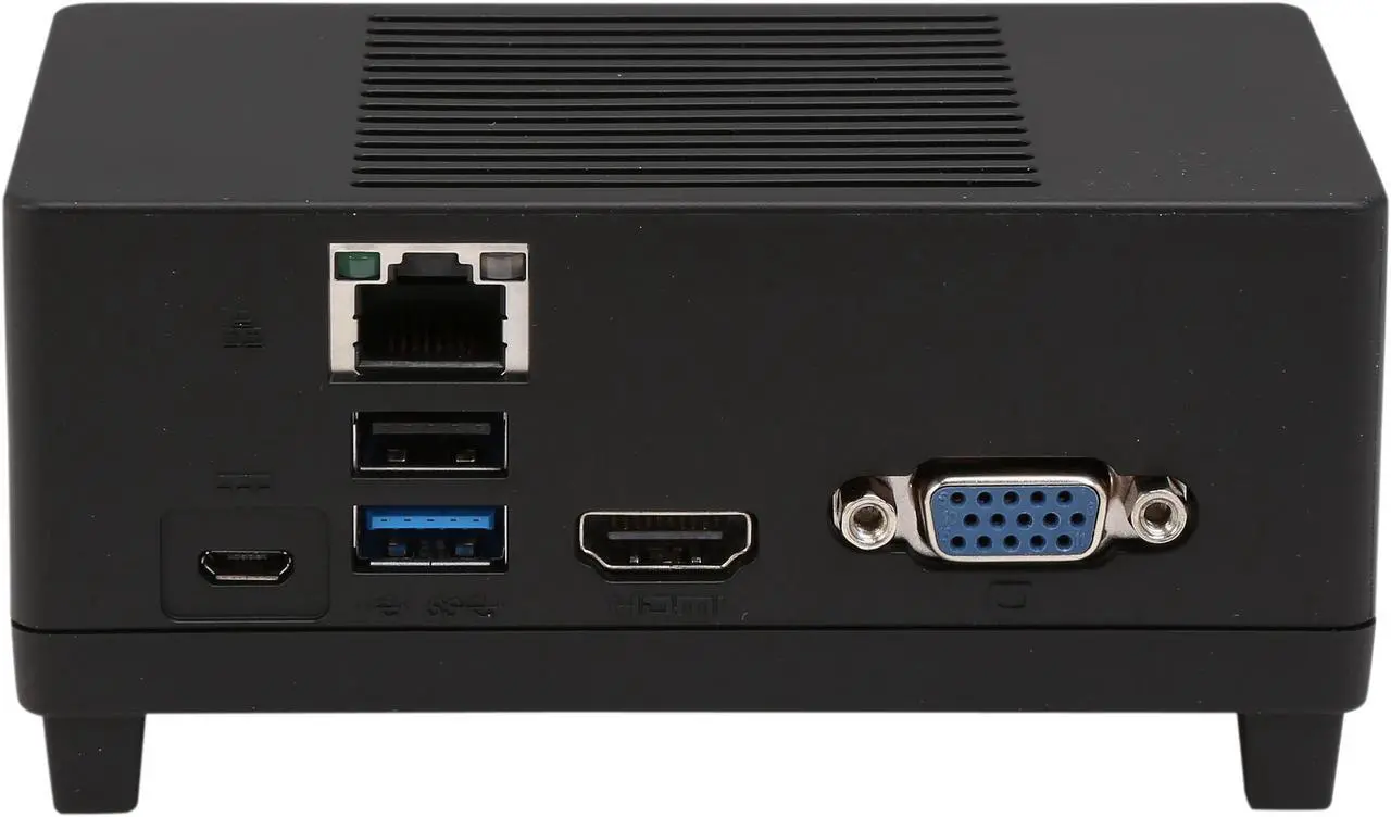 Alt view image 4 of 6 - Black ECS LIVA 64GB 2GB DDR3L RAM installed 64GB eMMC Storage