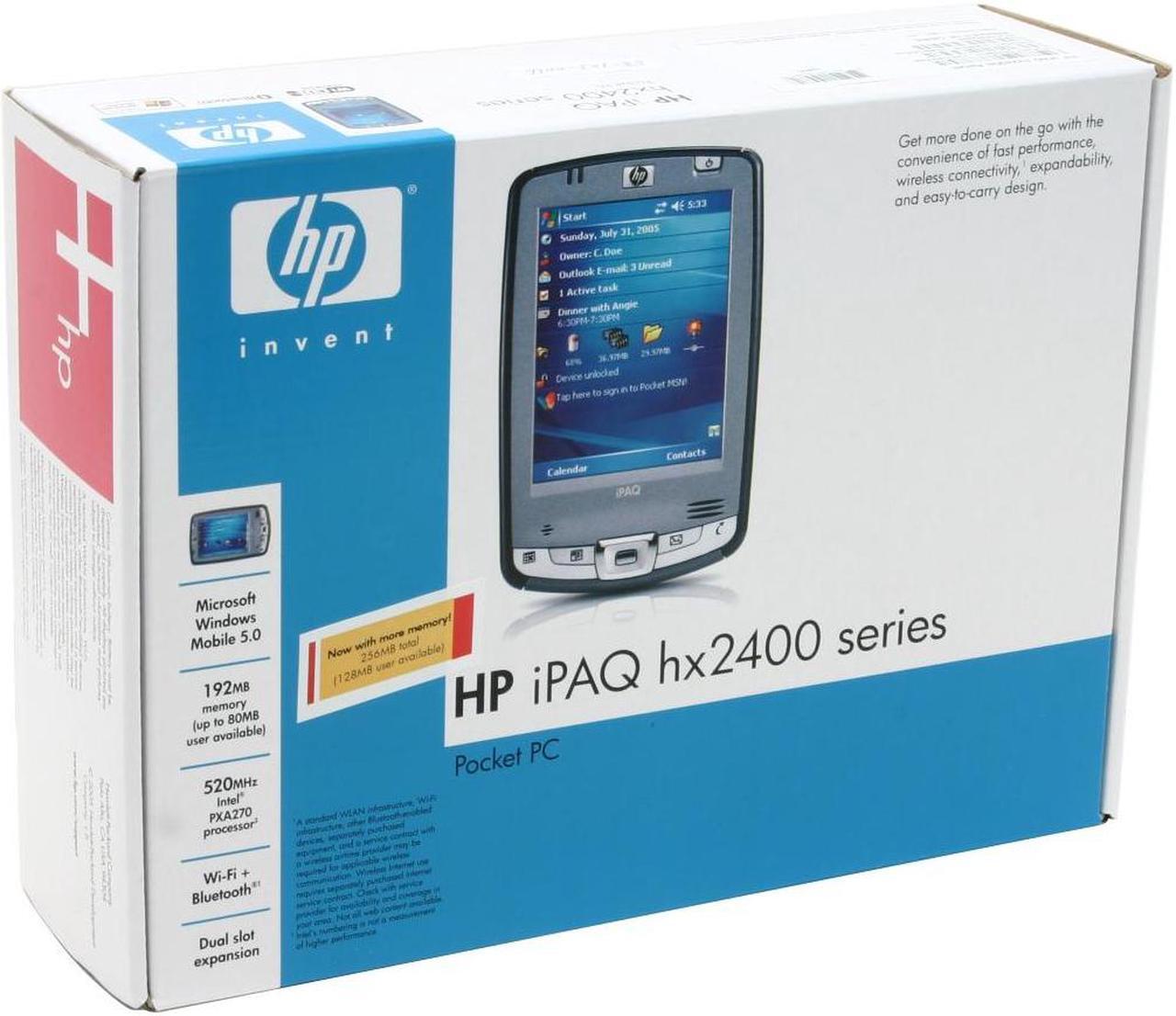 Alt view image 10 of 10 - HP iPAQ hx2495 Pocket PC Intel PXA270 520MHz 240 x 320 TFT 3.5" IrDA Bluetooth WirelessLAN