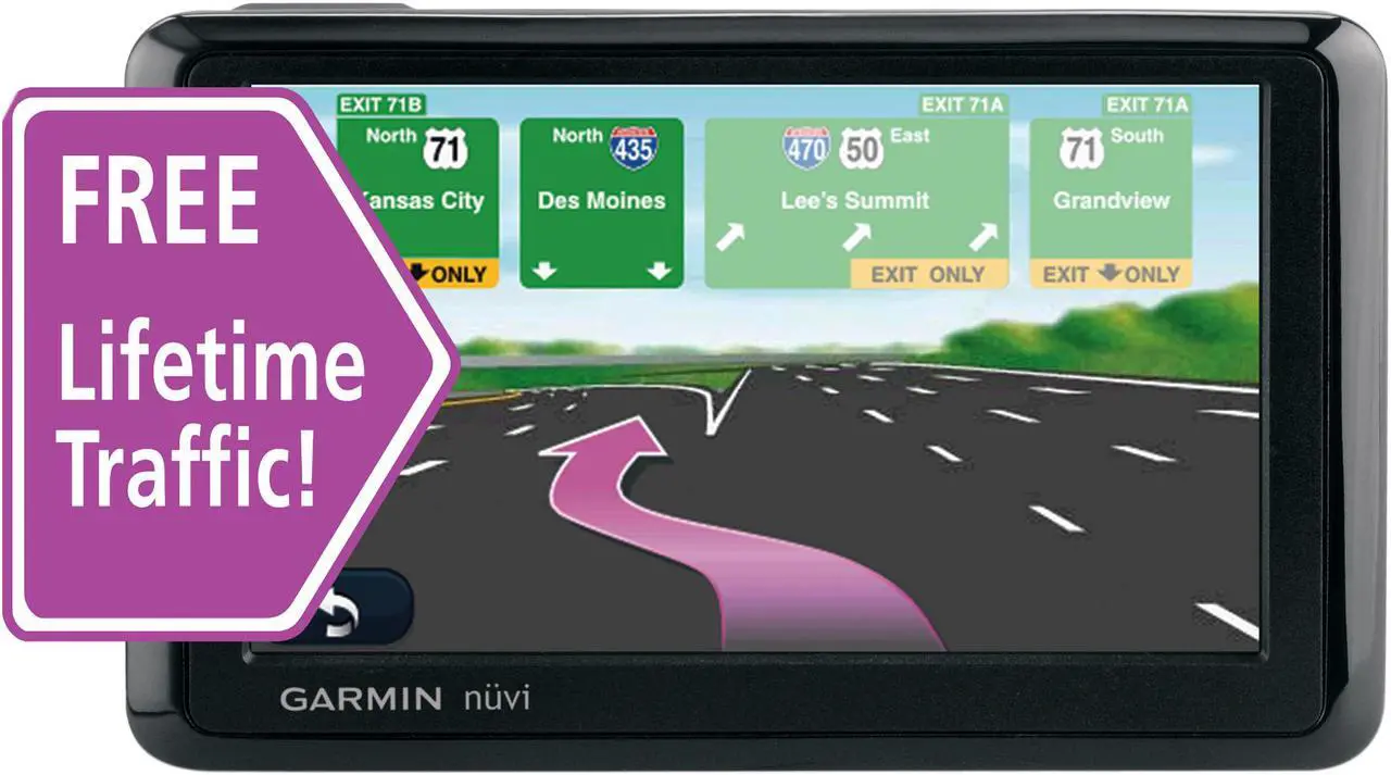 Main image of GARMIN 4.3" GPS Navigation w/ Lifetime Traffic & Bluetooth