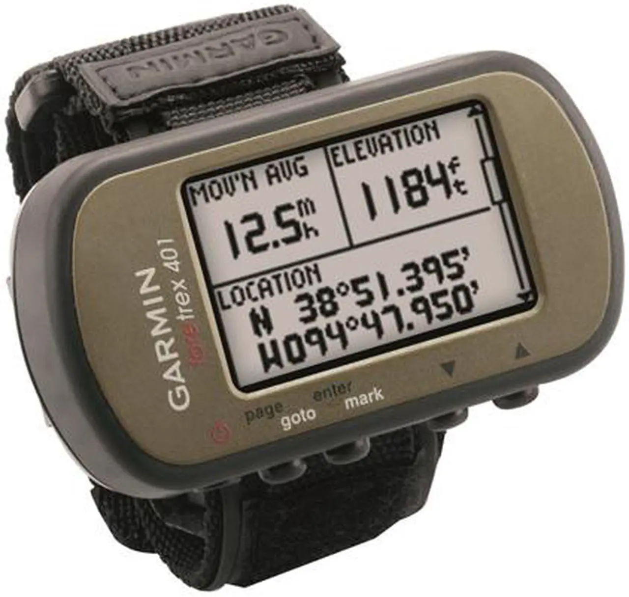 Alt view image 2 of 3 - GARMIN Foretrex 401 010-00777-00 1.66" Wrist-Mounted GPS Navigation