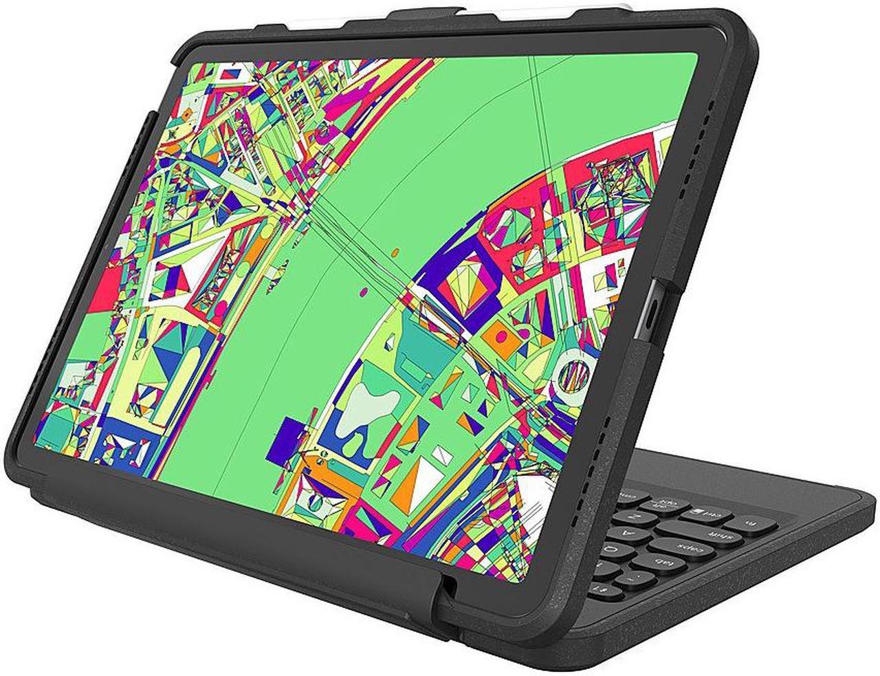 Alt view image 2 of 4 - ZAGG Black Rugged Book Wireless Keyboard & Detachable Case for Apple iPad Air 10.9 103107270