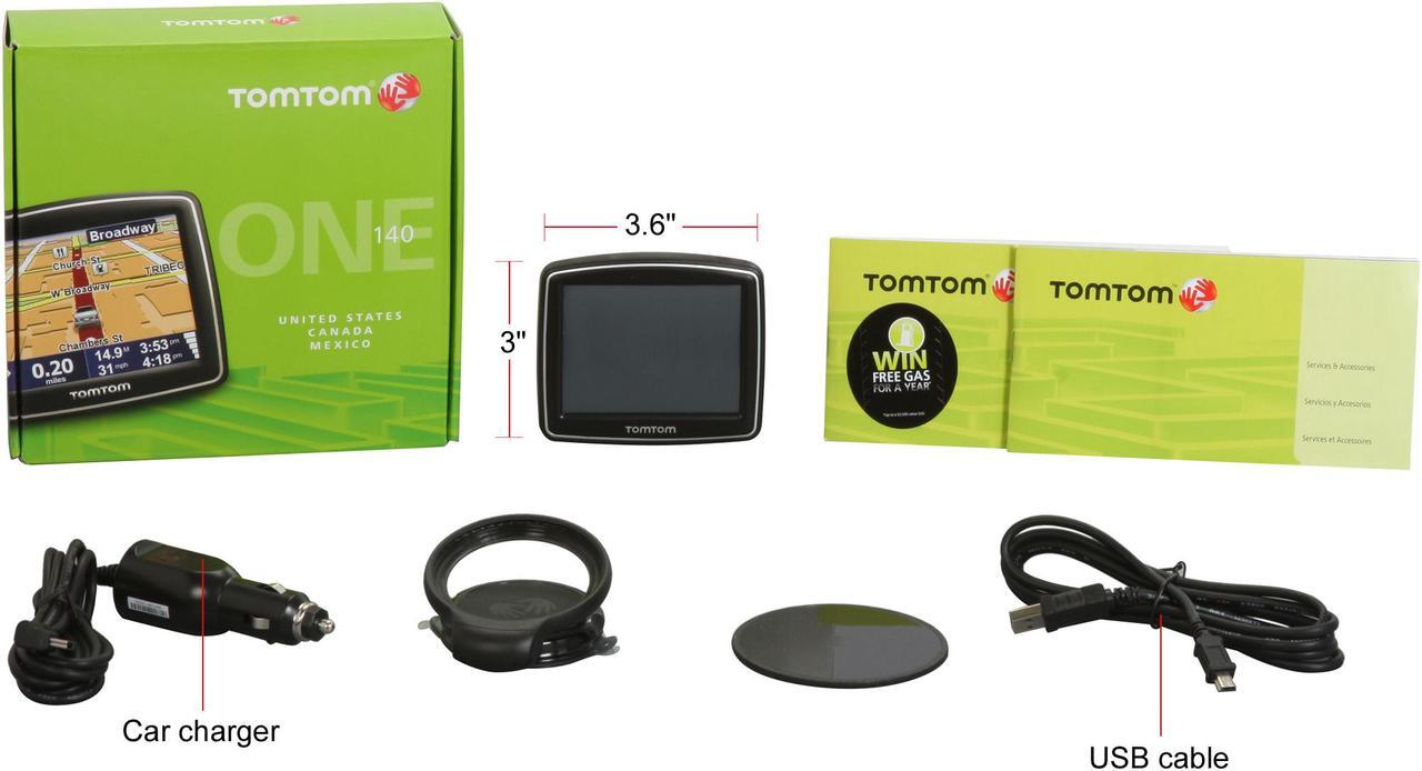 Alt view image 8 of 8 - TomTom 3.5" GPS Navigation with IQ Routes Technology