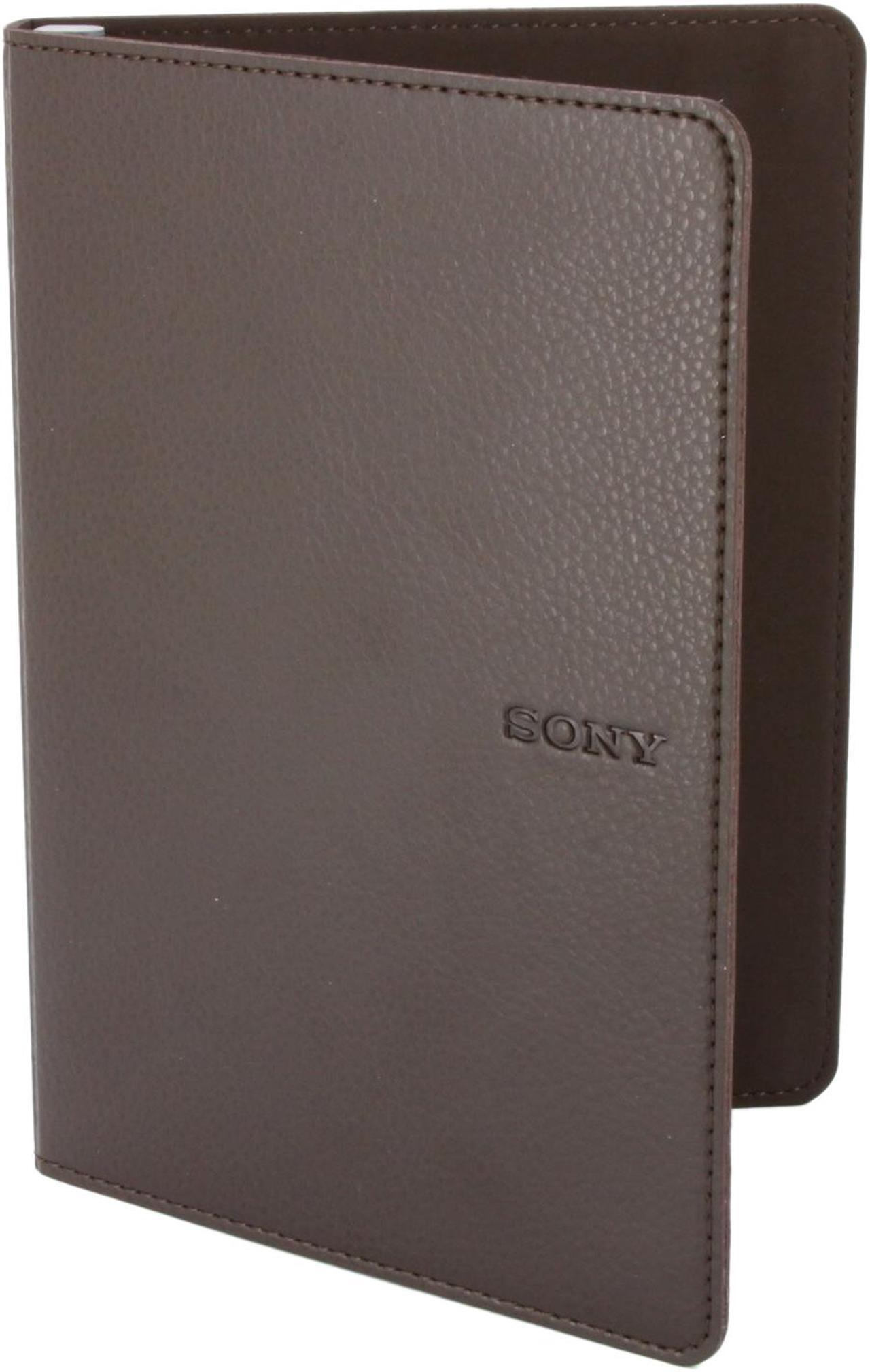 Main image of Sony Touch Edition Digital Reader Premium Book Cover - Brown (PRSA-SC6/TC)