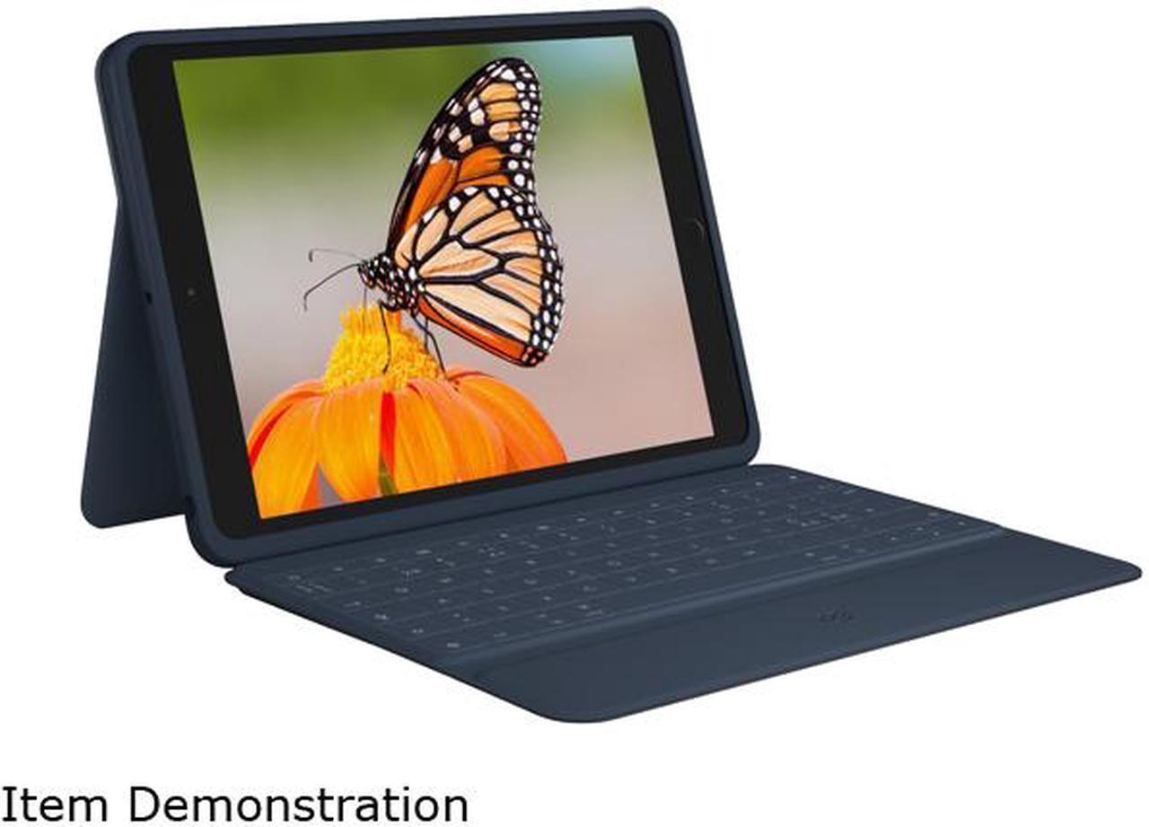 Logitech Classic Blue Rugged Combo 3 Keyboard Case for iPad (7th, 8th & 9th gen)