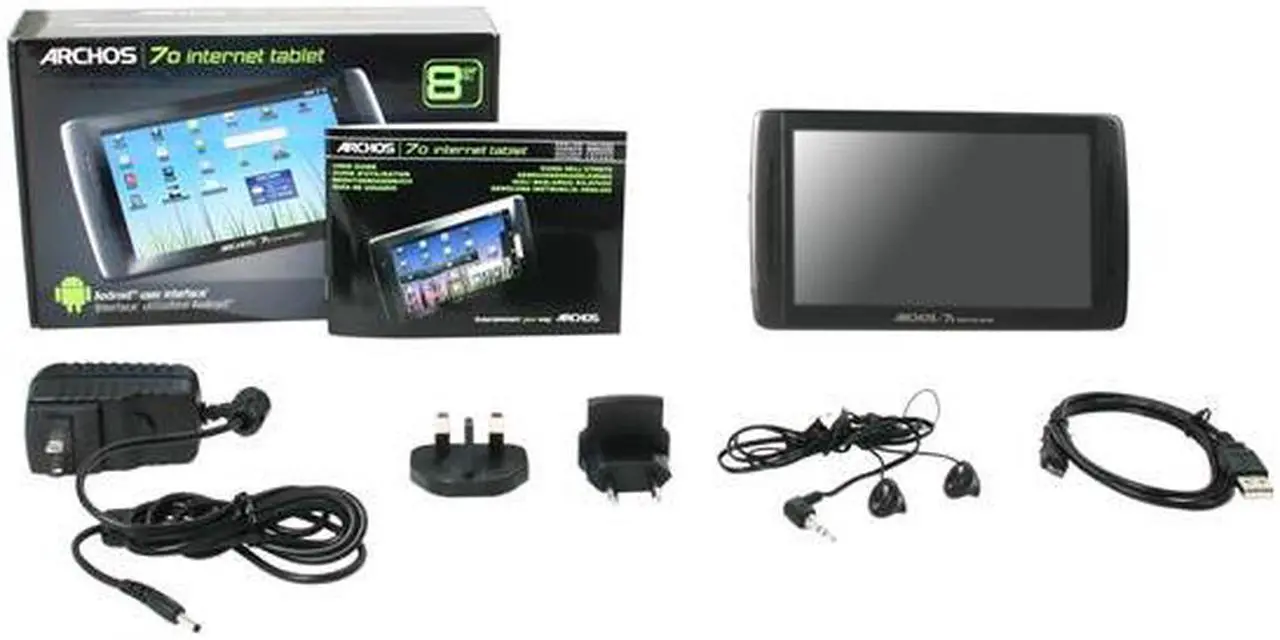 Alt view image 5 of 5 - Archos - 70 Internet Tablet - 8GB Running Google ANDROID + Wi-Fi (501582)