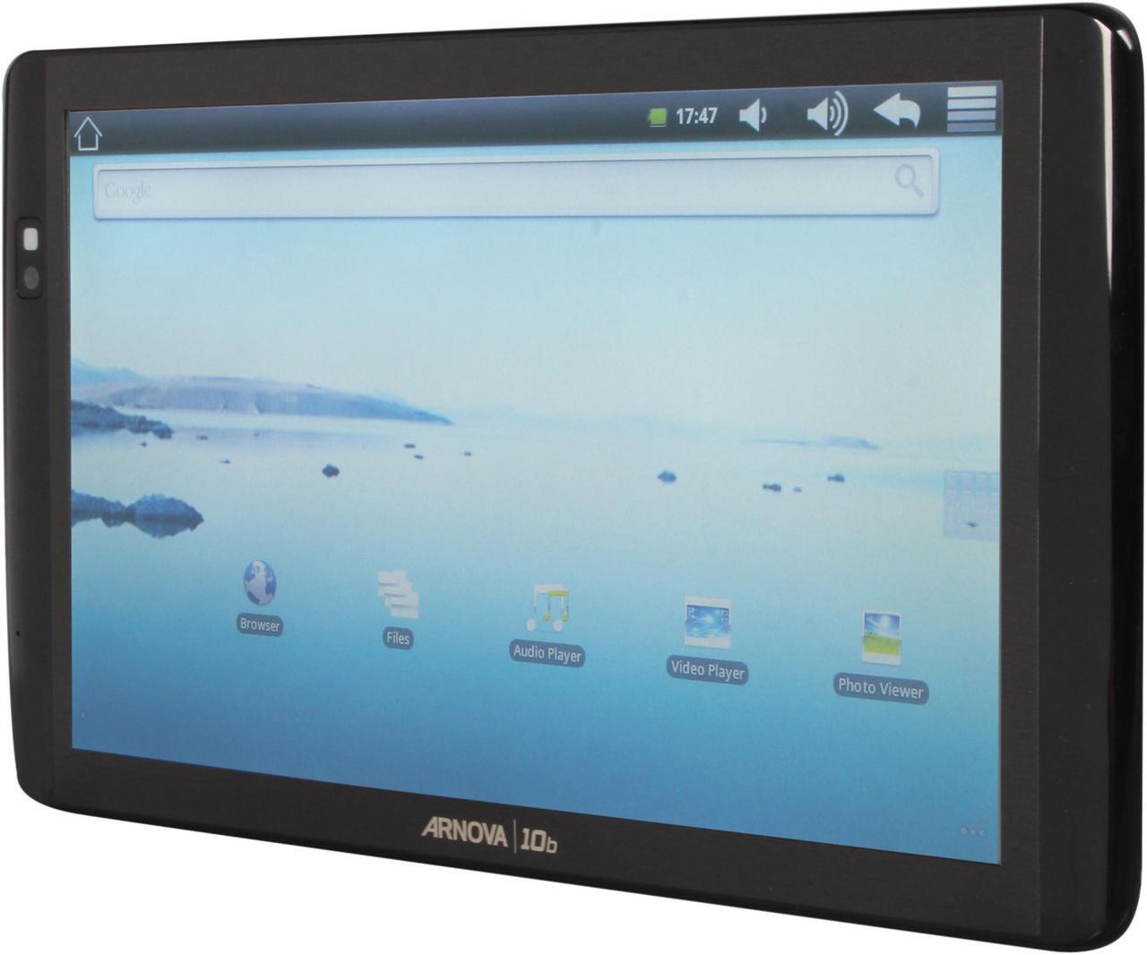 Alt view image 2 of 8 - Archos Arnova 10b 10.1" 8GB Multi-Touch Screen Internet Tablet Running Android + Wi-Fi (501737)
