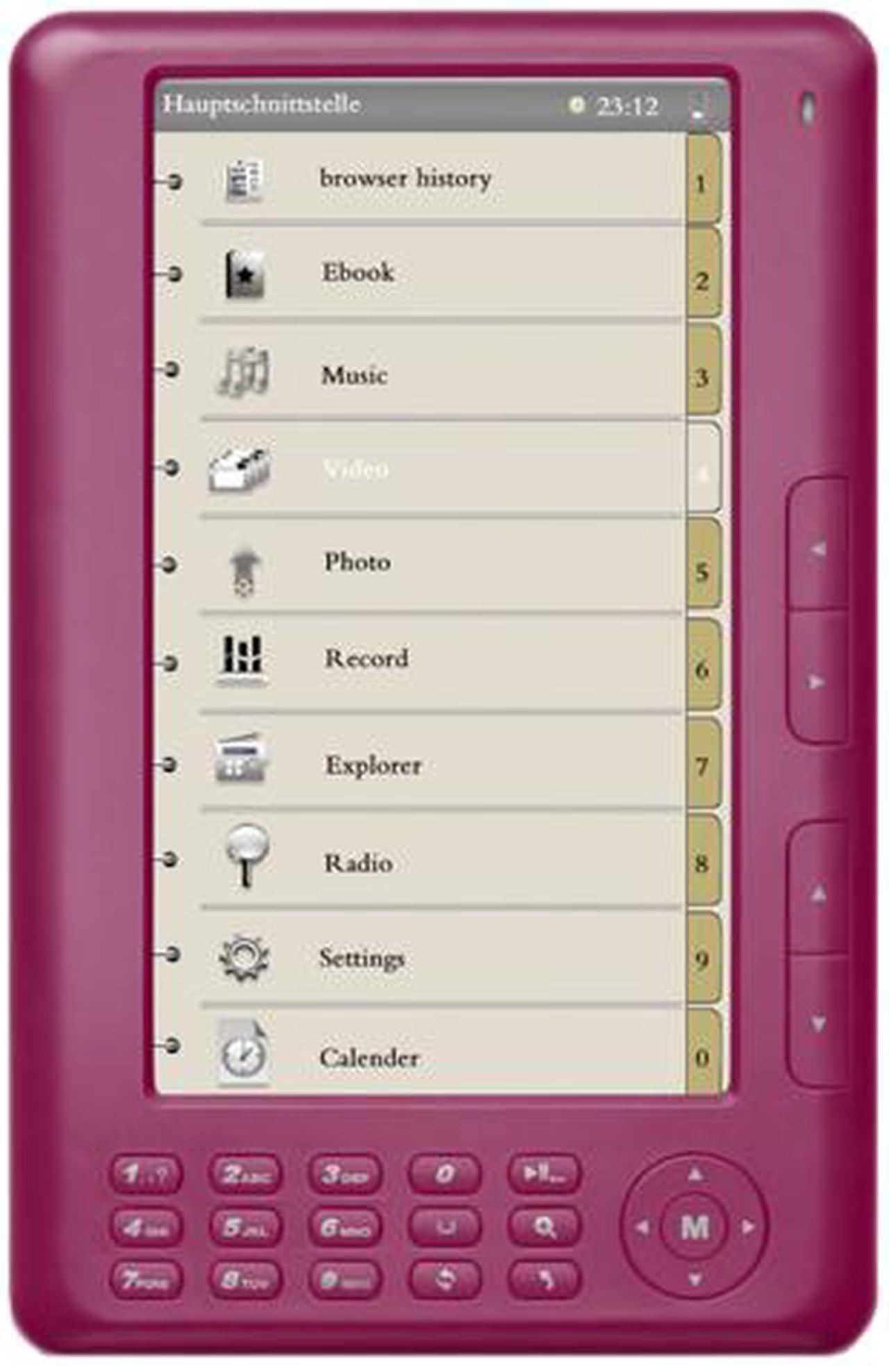 Main image of Ematic E-Book Reader (Pink) EB101P