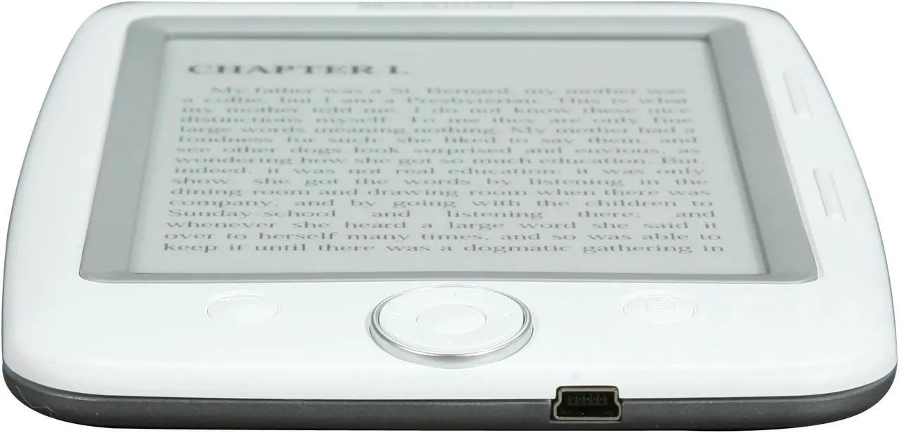 Alt view image 6 of 7 - Bookeen Cybook Opus E-Book Reader, White
