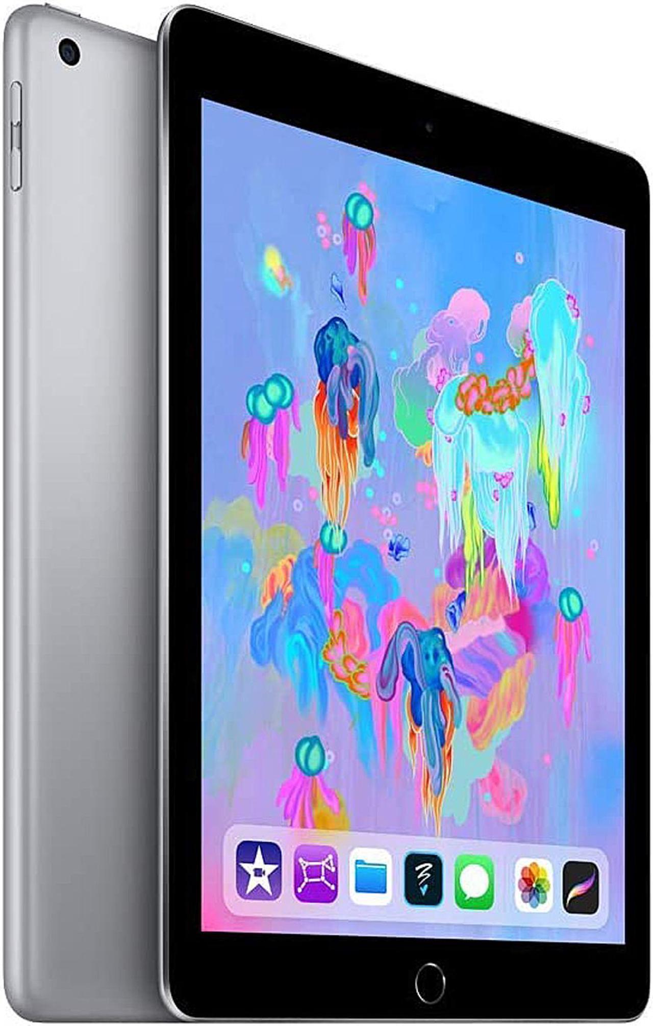 Alt view image 5 of 6 - Apple iPad 9.7" 2018 (6th Generation) 32 GB A1954 Wi-Fi + Cellular (Global) - Space Gray (Refurbished)