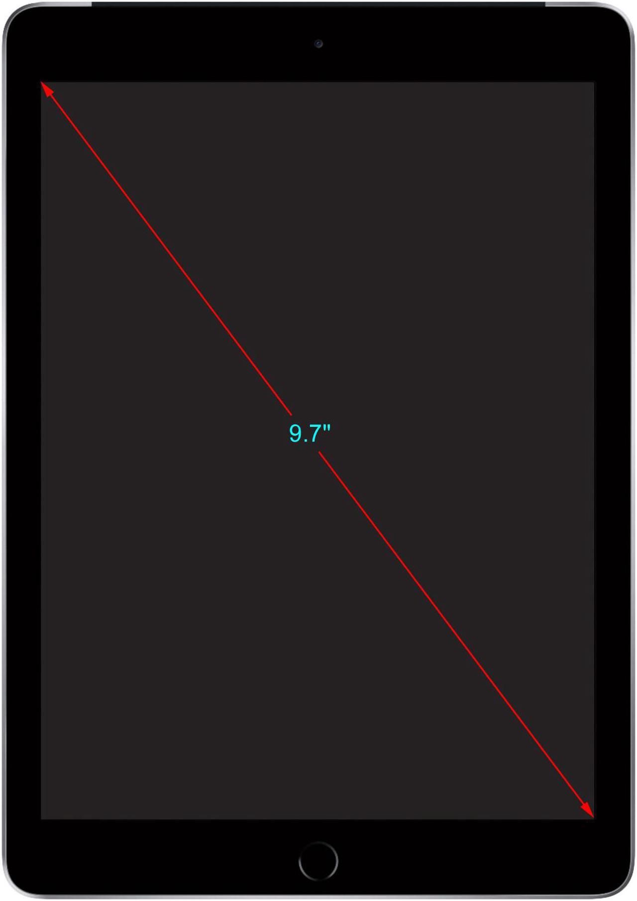 Alt view image 2 of 6 - Apple iPad 9.7" 2018 (6th Generation) 32 GB A1954 Wi-Fi + Cellular (Global) - Space Gray (Refurbished)