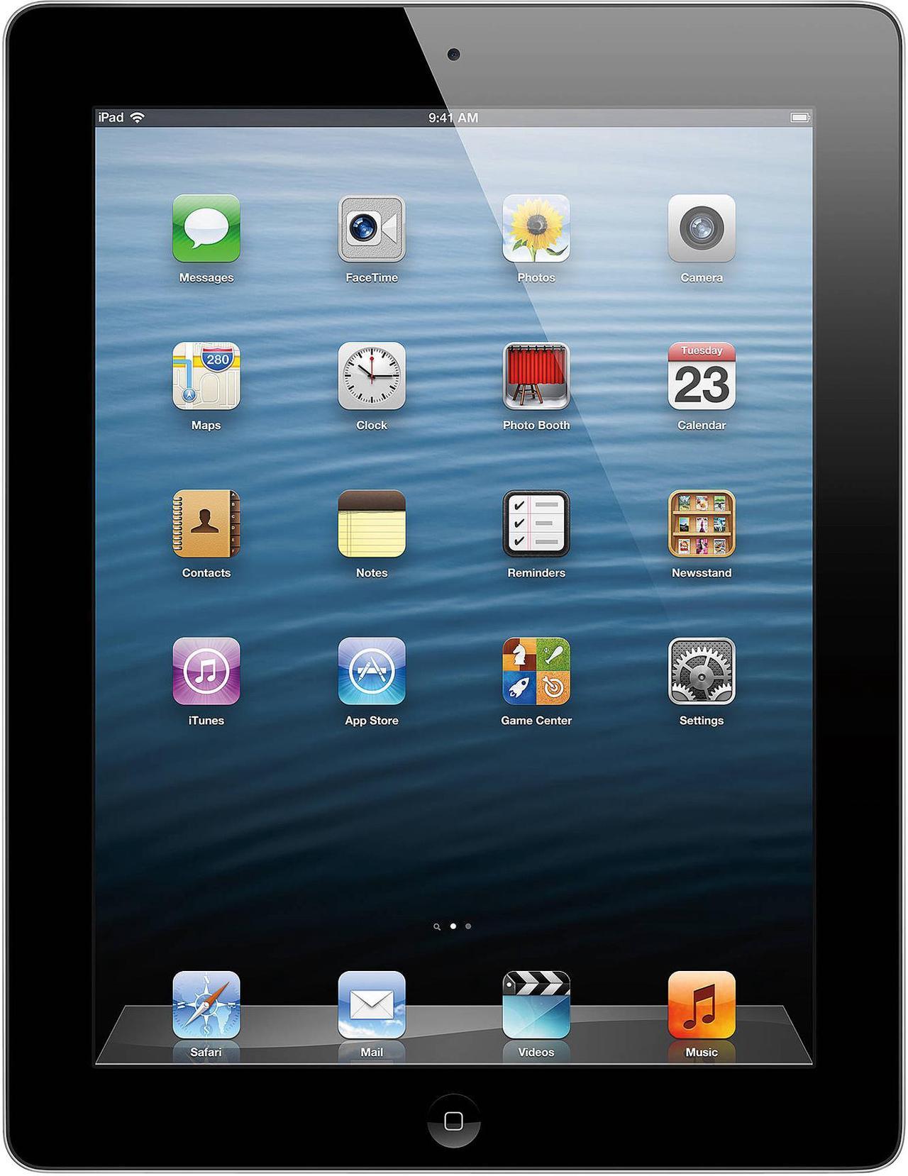 Apple iPad (4th Generation) MD511LL/A 1GB Memory 32GB Flash Storage 9.7" 2048 x 1536 Tablet PC (Wi-Fi) iOS 6 (upgradable to 10.3.4) Black