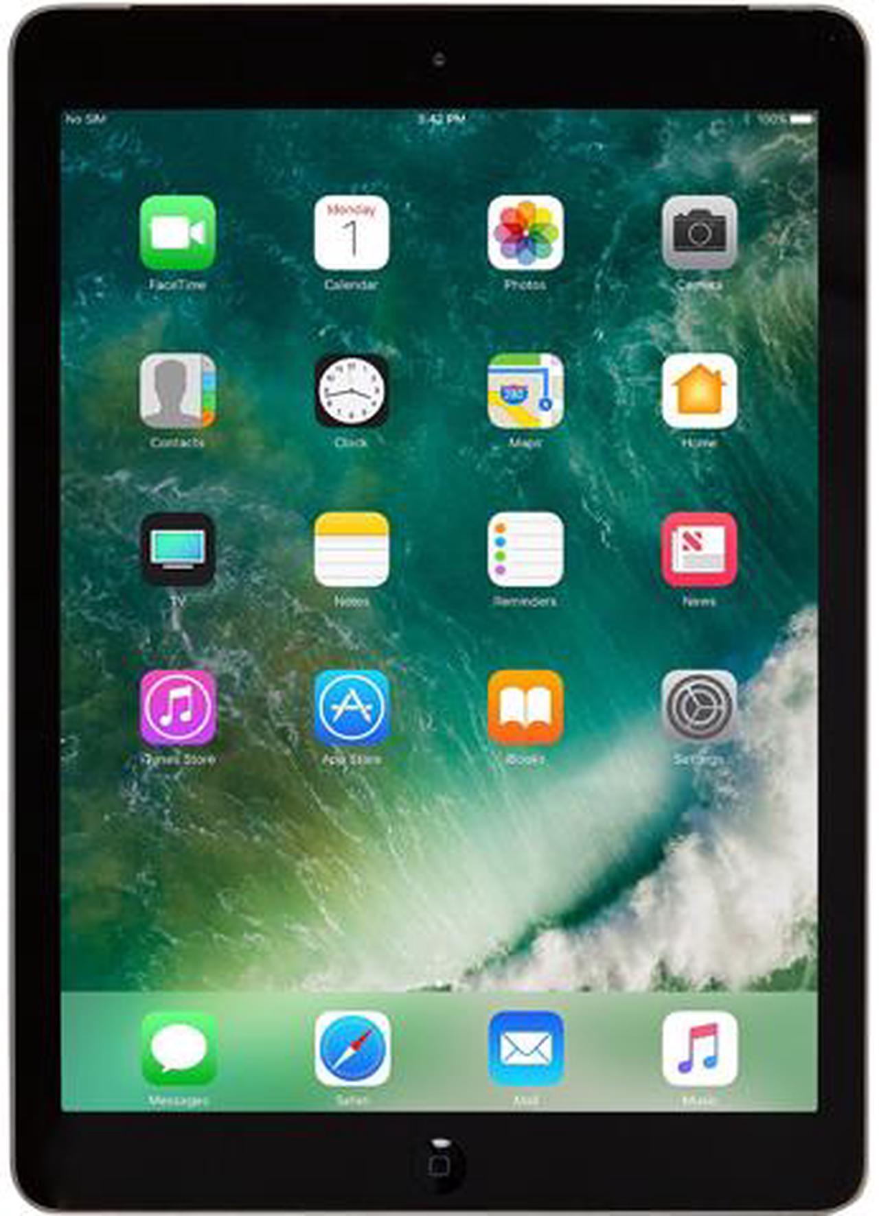 Main image of Apple iPad Air A1475 (MF003LL/A) 1GB Memory 32GB Flash Storage 9.7" 2048 x 1536 Tablet PC iOS Black/Space Gray