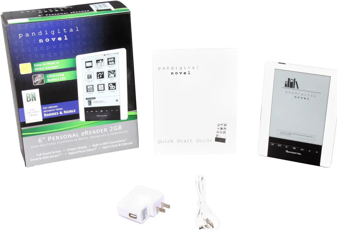 Alt view image 7 of 7 - Pandigital Novel Personal  6" Touchscreen eReader with Linux and Wi-Fi