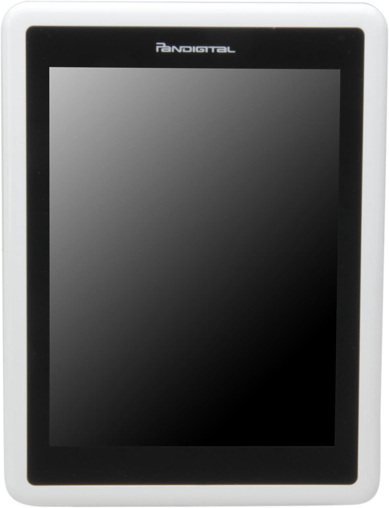 Main image of Pandigital Novel 7" Color Multimedia e-Reader/Tablet Running Google Android 2.0 + Wi-Fi - White