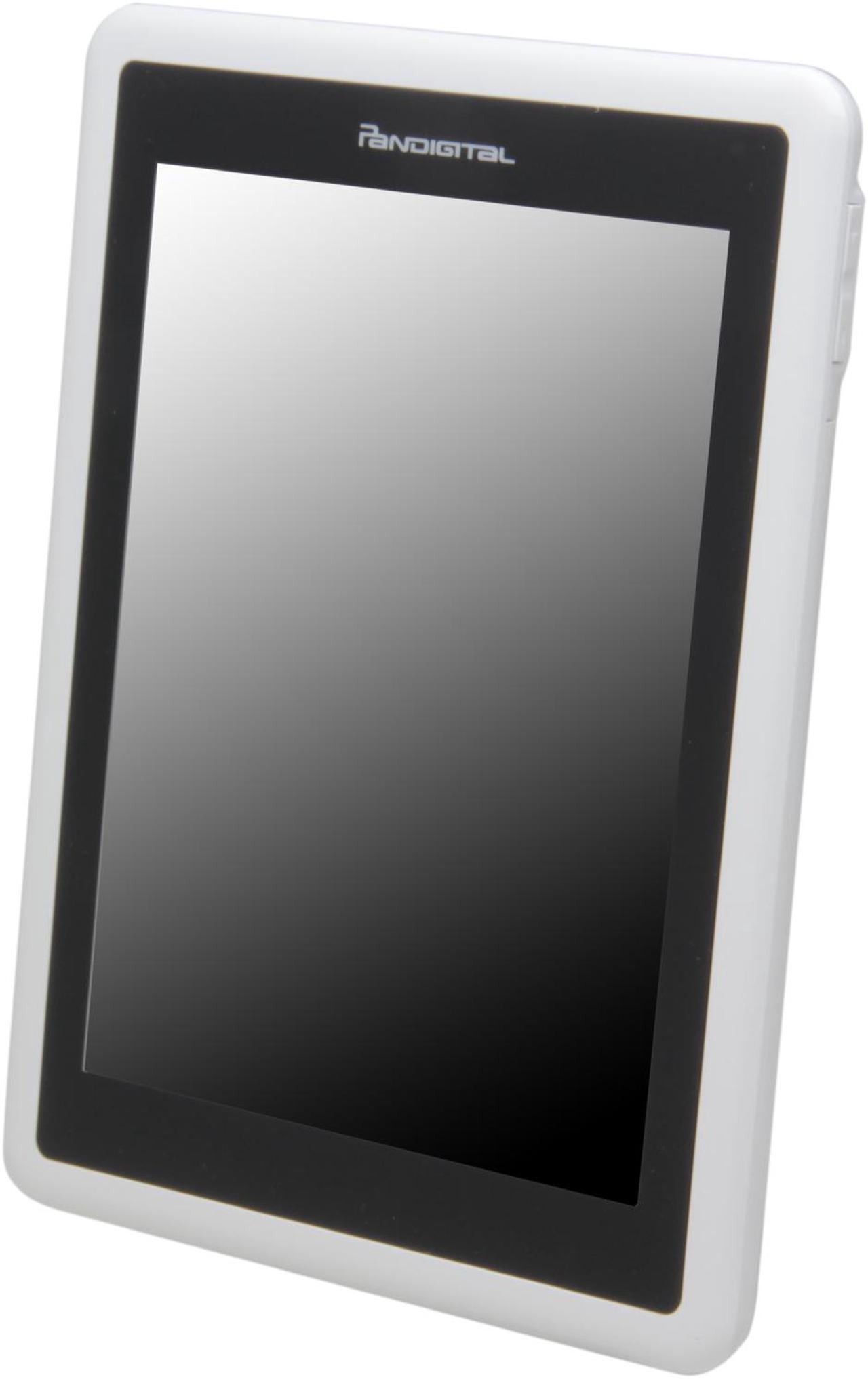 Alt view image 2 of 9 - Pandigital Novel 7" Color Multimedia e-Reader/Tablet Running Google Android 2.0 + Wi-Fi - White