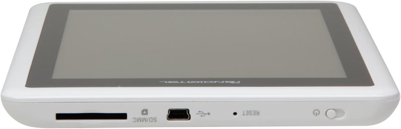 Alt view image 6 of 9 - Pandigital Novel 7" Color Multimedia e-Reader/Tablet Running Google Android 2.0 + Wi-Fi - White