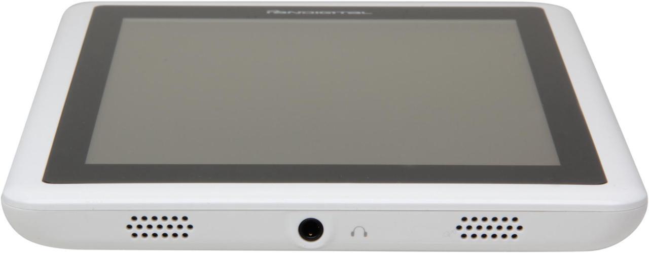 Alt view image 7 of 9 - Pandigital Novel 7" Color Multimedia e-Reader/Tablet Running Google Android 2.0 + Wi-Fi - White